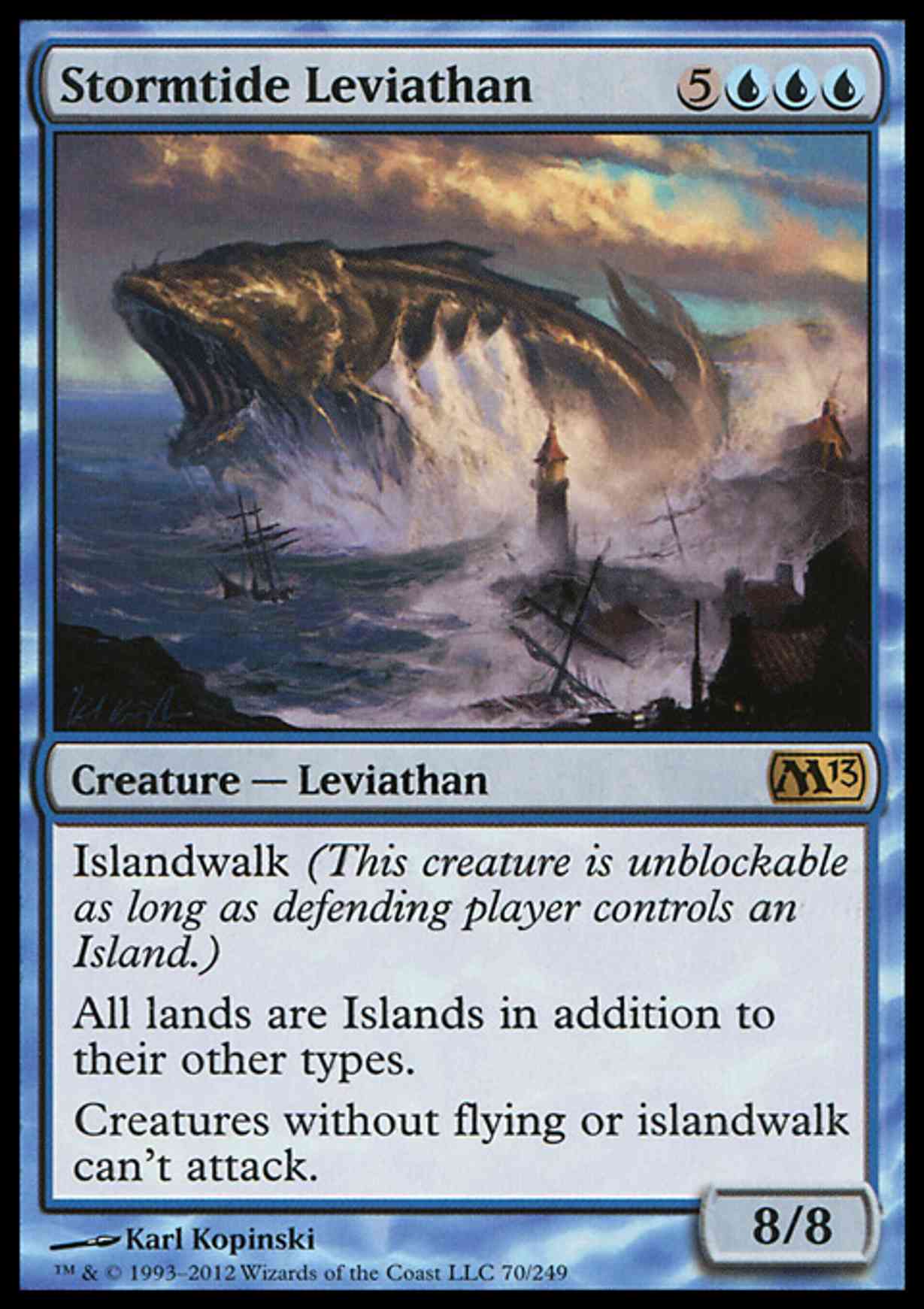 Stormtide Leviathan magic card front