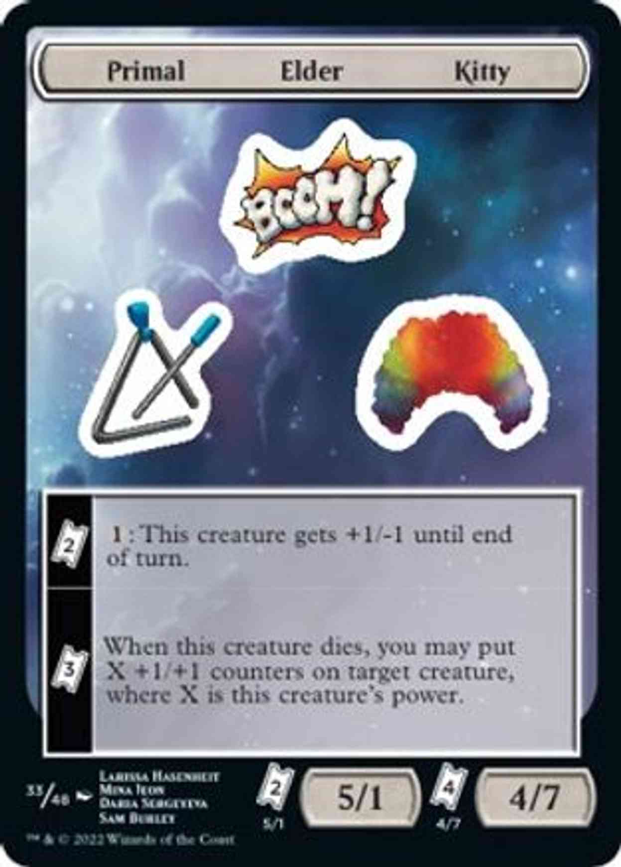 Primal Elder Kitty magic card front