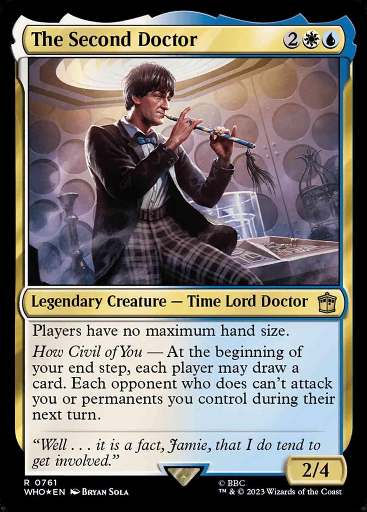 The Second Doctor (Surge Foil) magic card front