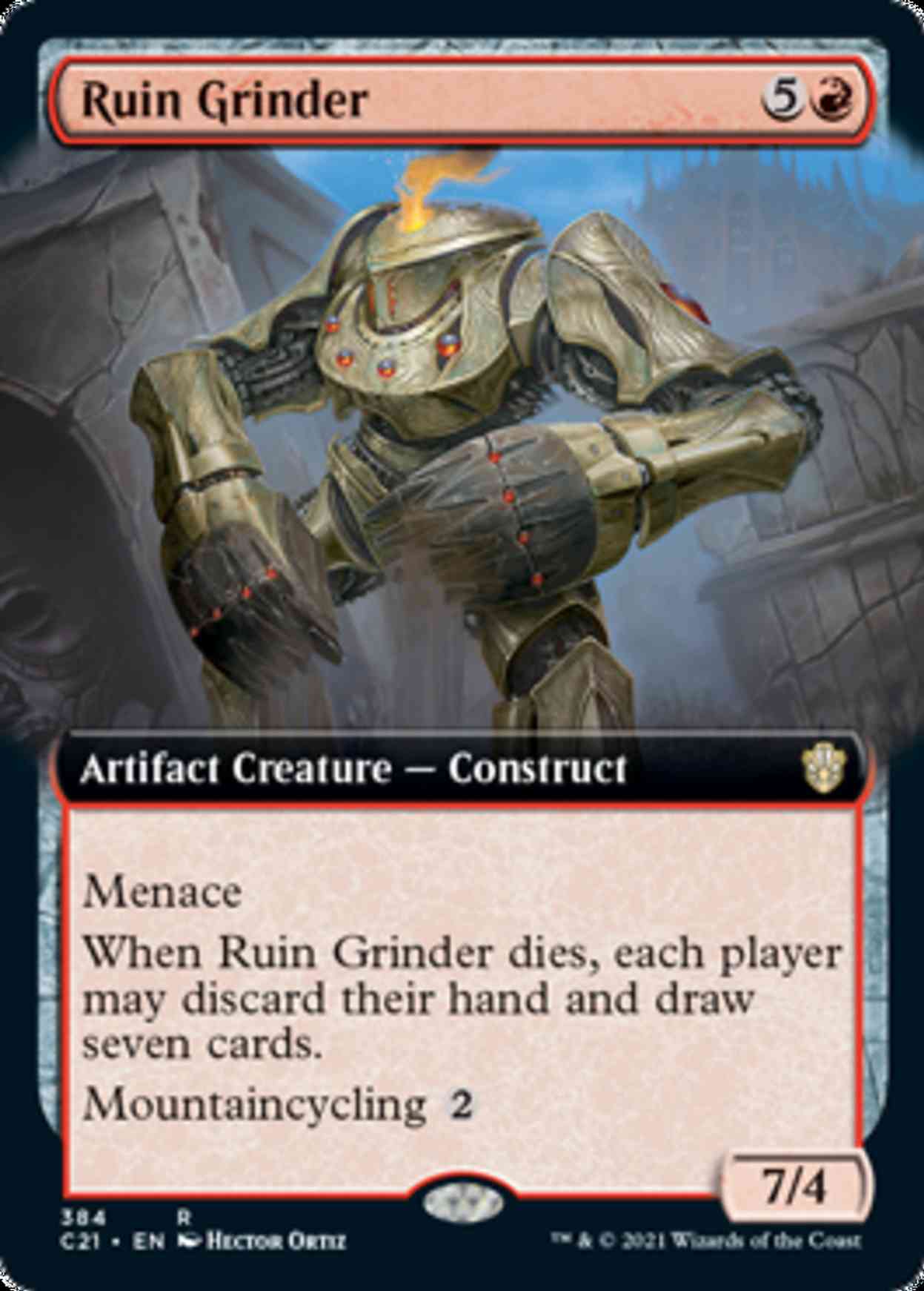 Ruin Grinder (Extended Art) magic card front