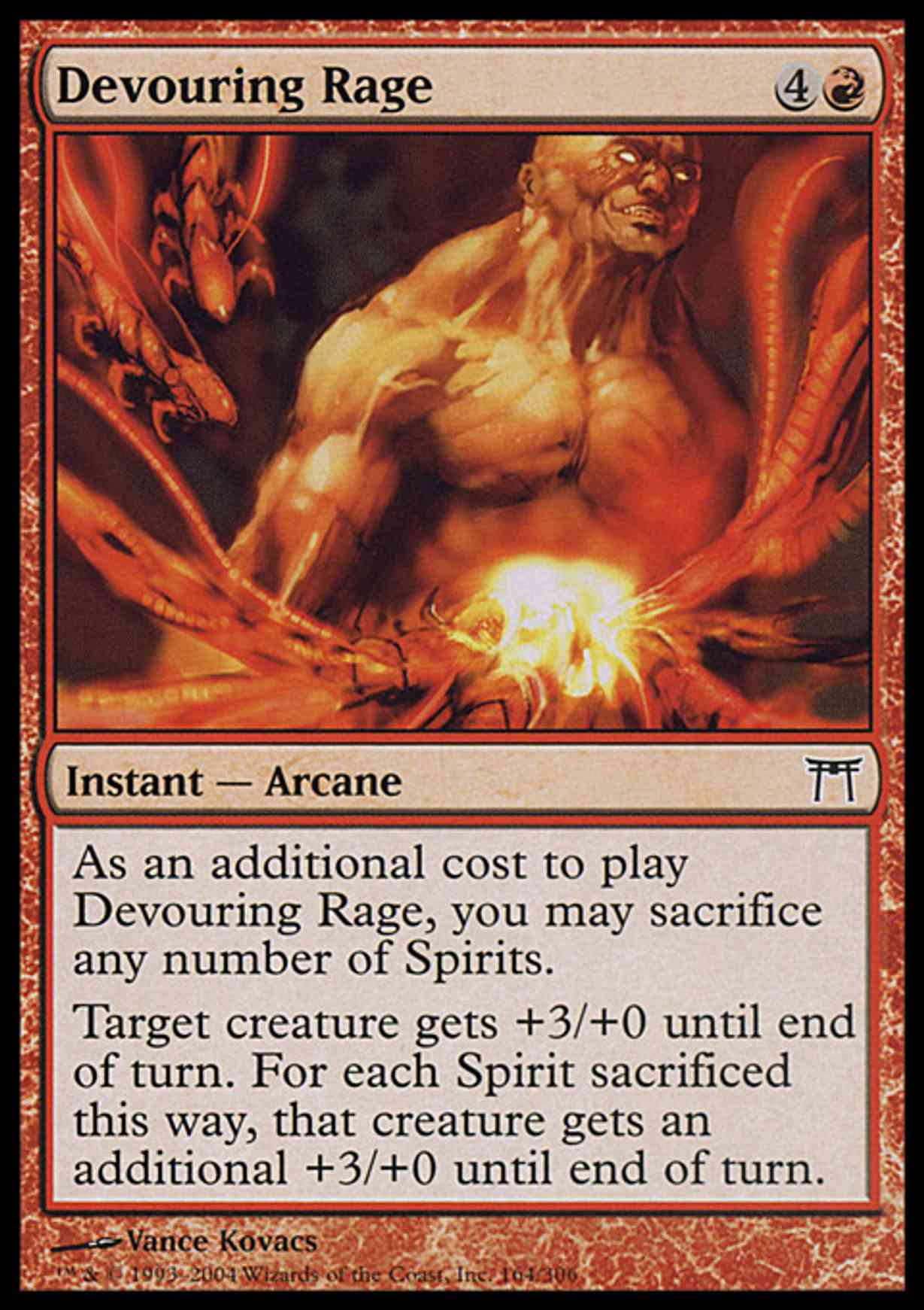Devouring Rage magic card front