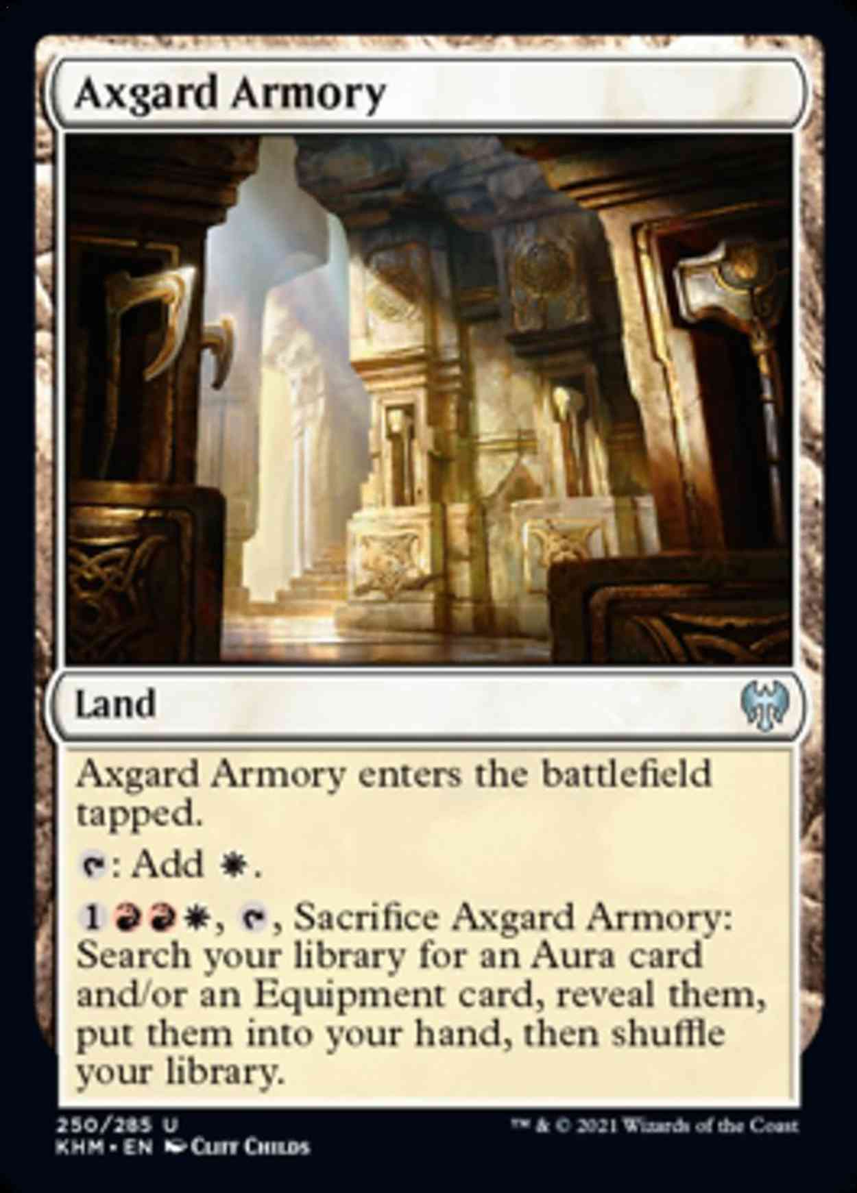 Axgard Armory magic card front