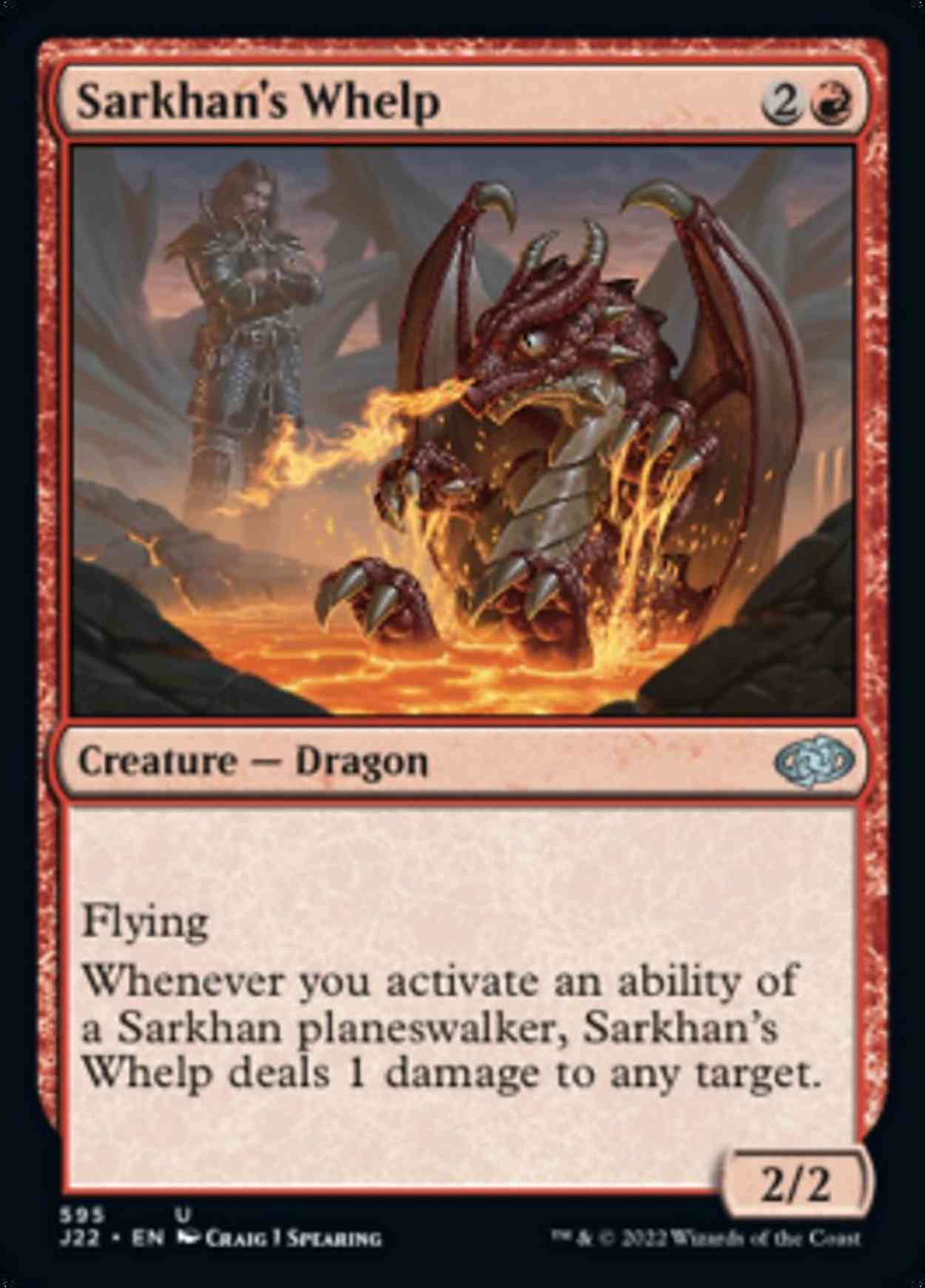 Sarkhan's Whelp magic card front