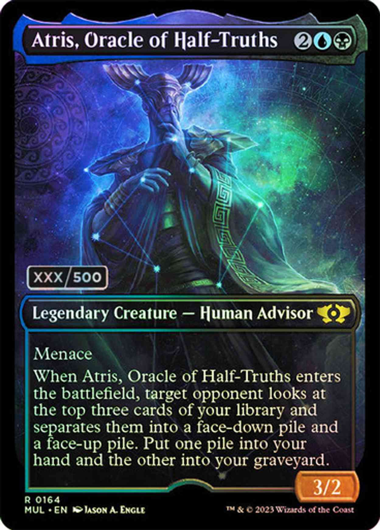 Atris, Oracle of Half-Truths (Serialized) magic card front