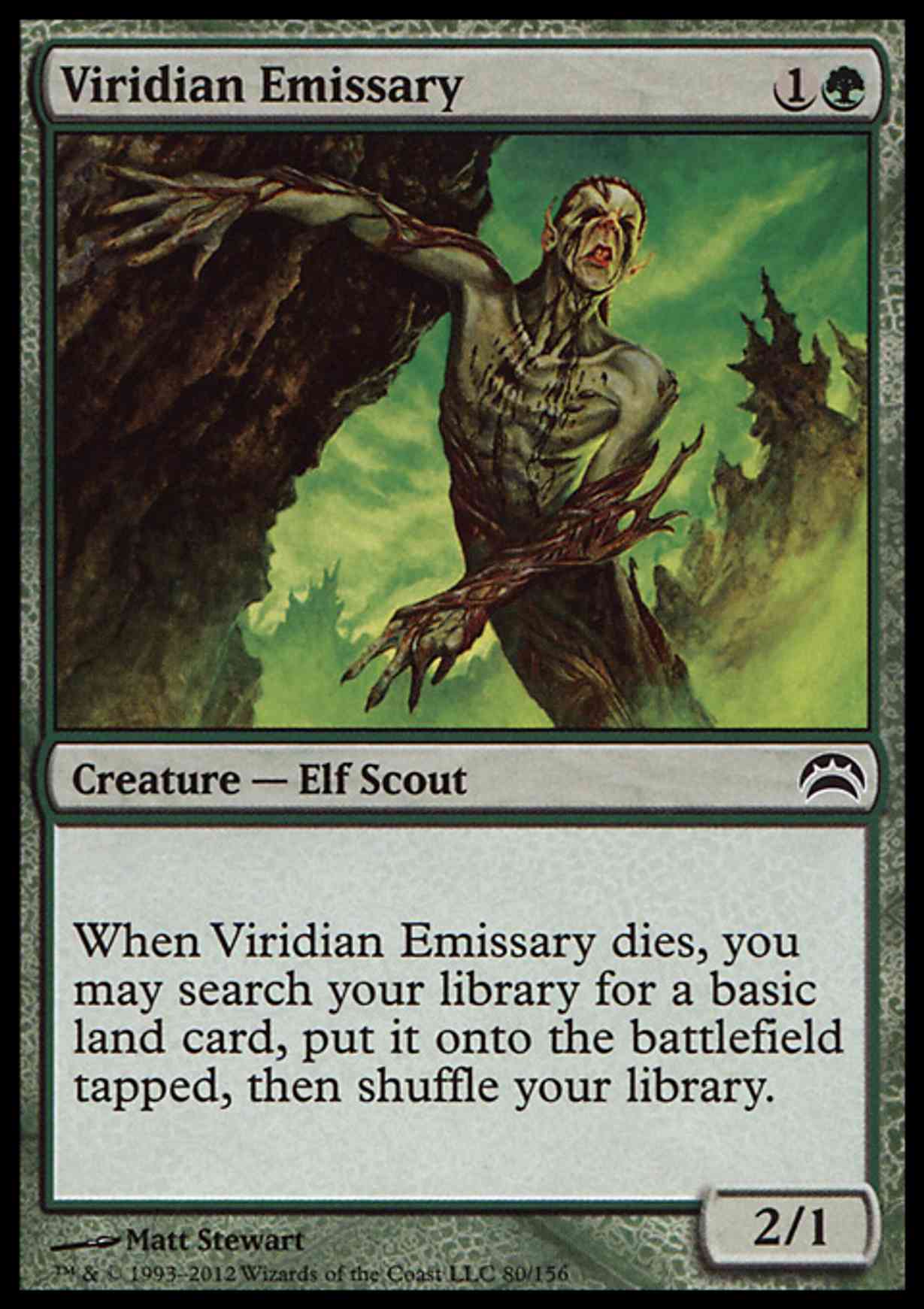 Viridian Emissary magic card front