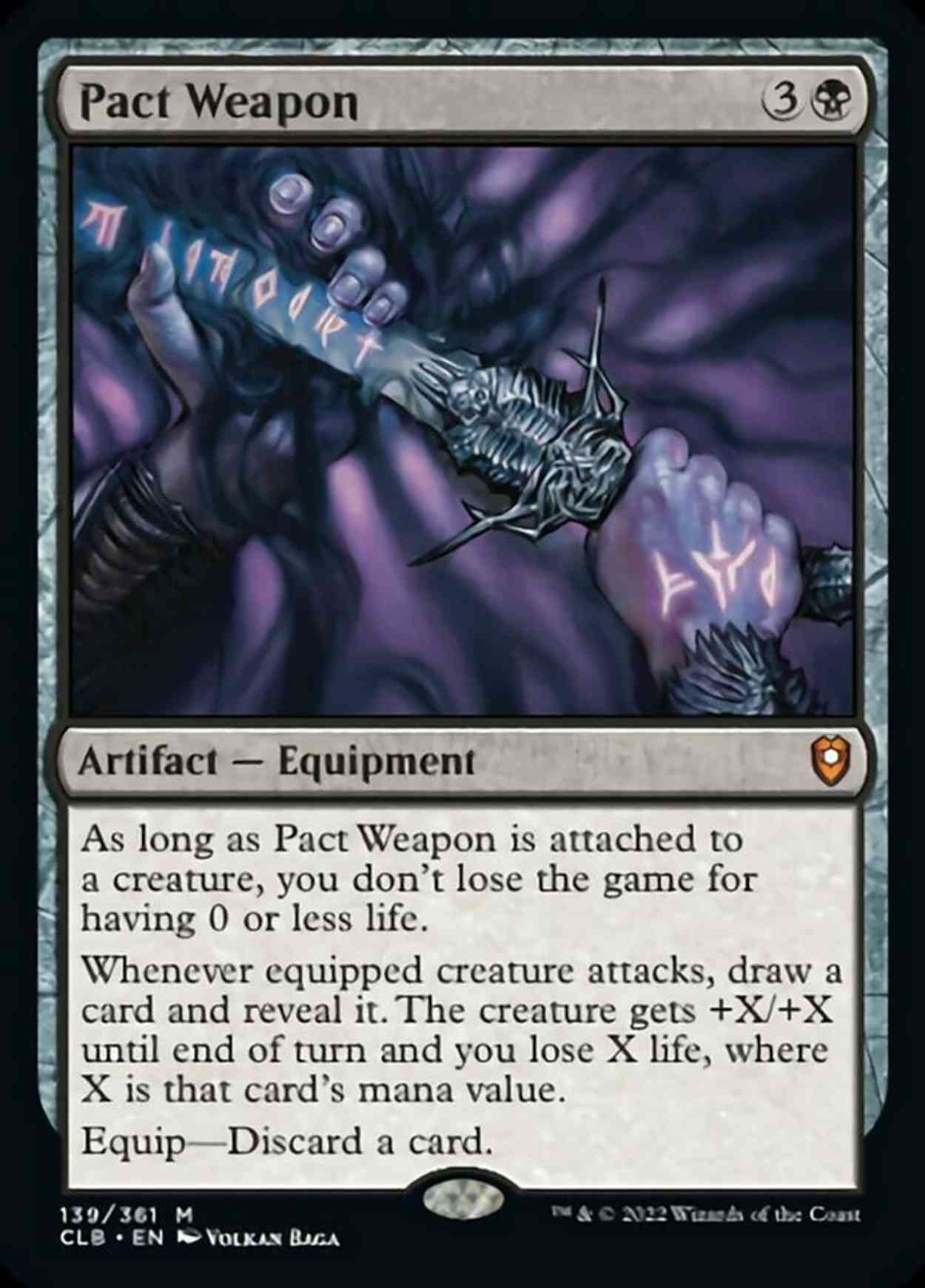 Pact Weapon magic card front