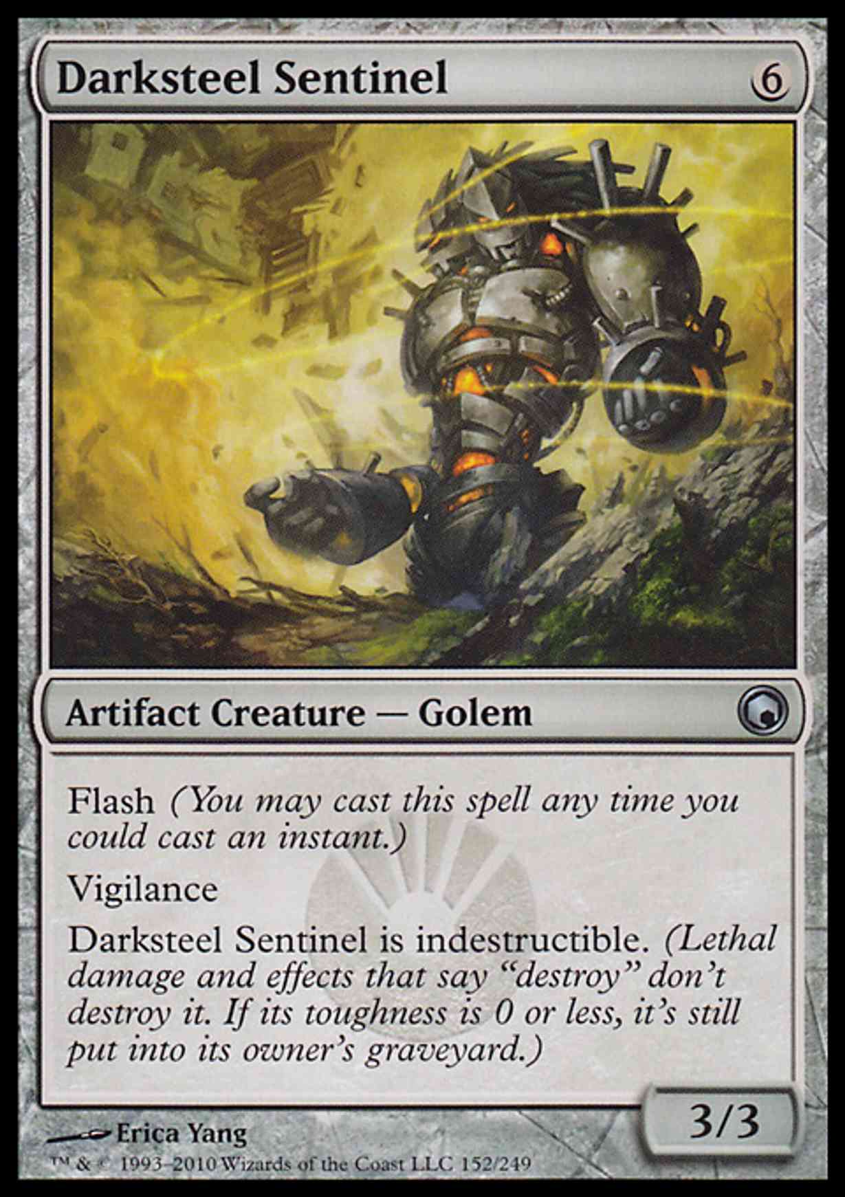 Darksteel Sentinel magic card front