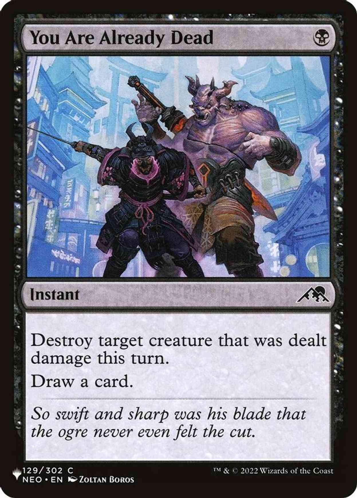 You Are Already Dead magic card front