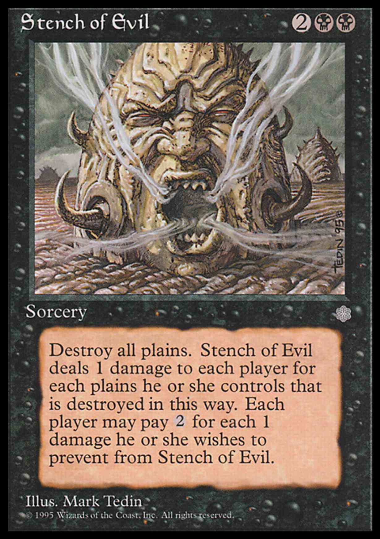 Stench of Evil magic card front