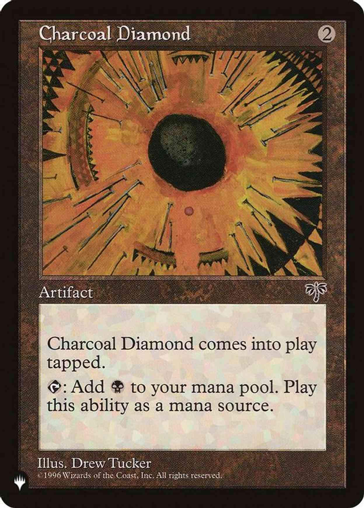 Charcoal Diamond magic card front