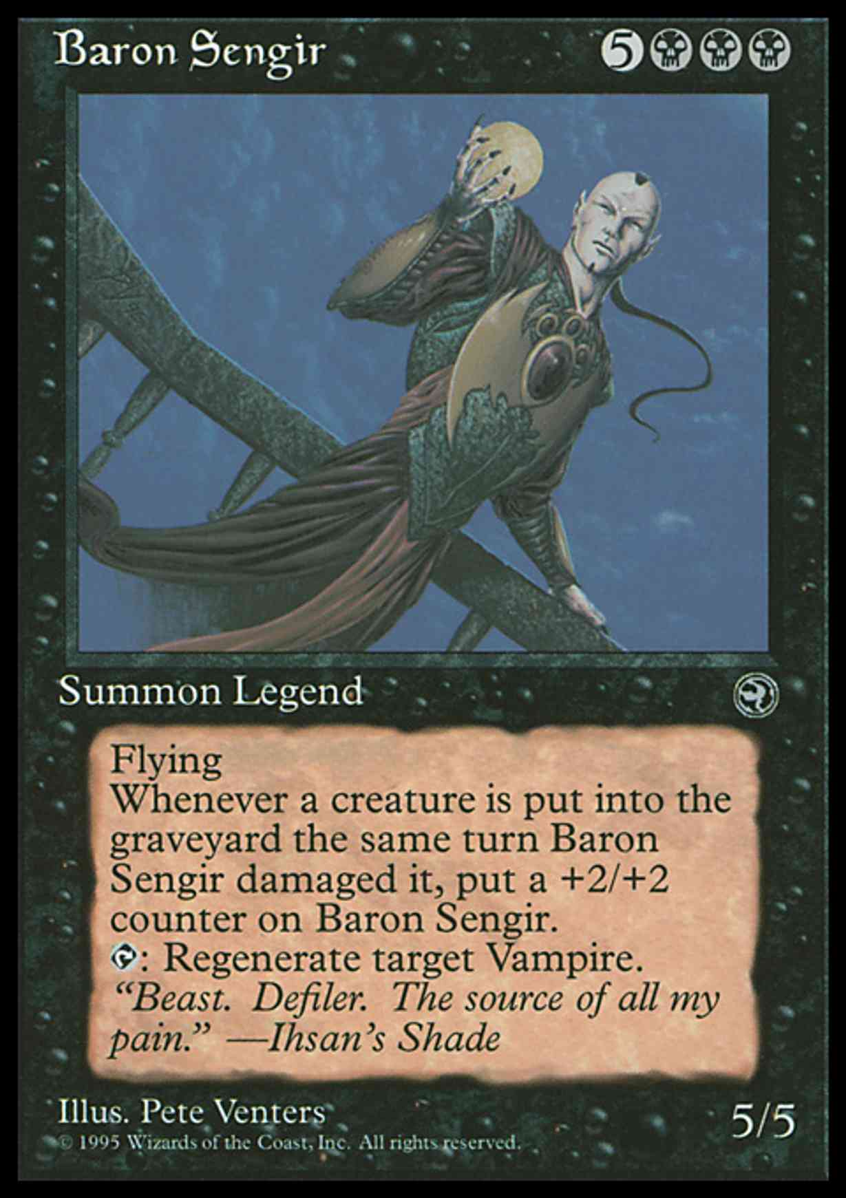 Baron Sengir magic card front