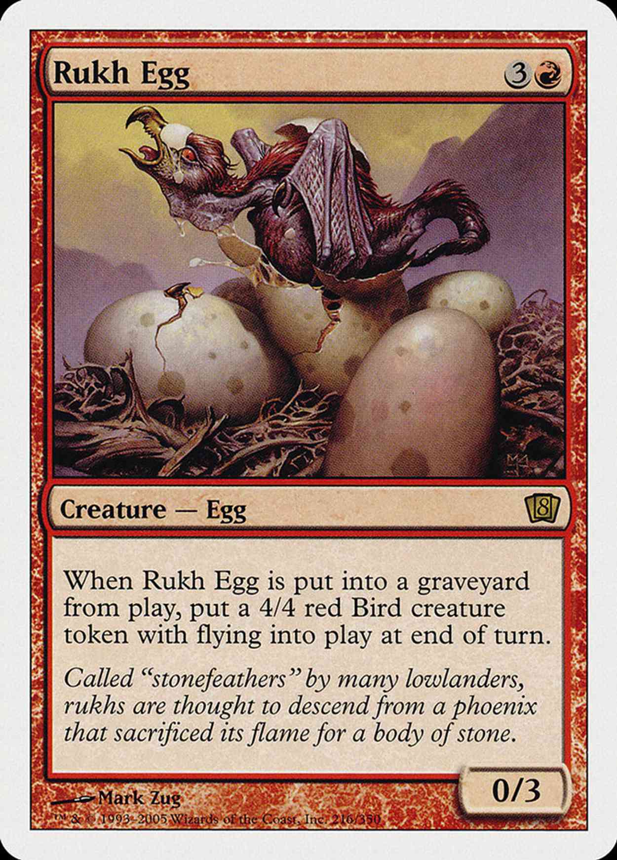 Rukh Egg (8th Edition) magic card front