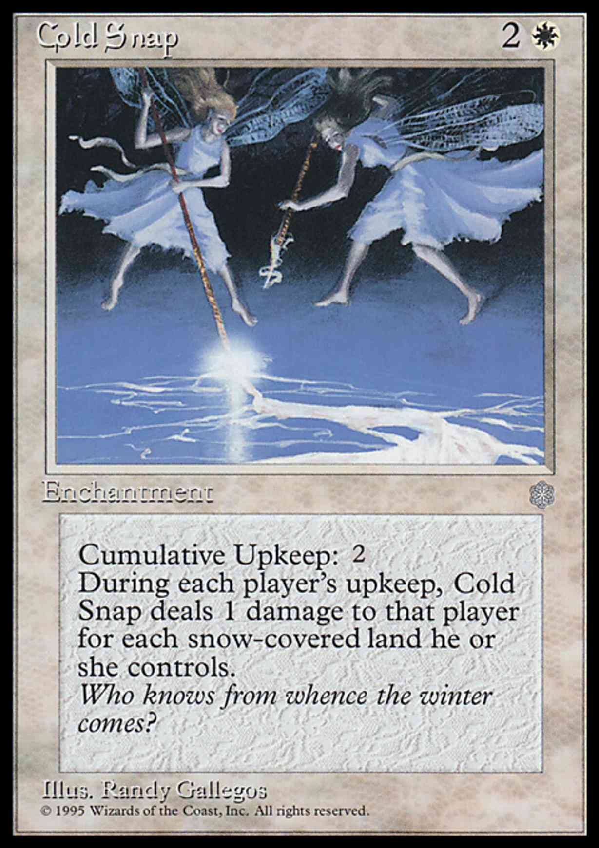 Cold Snap magic card front