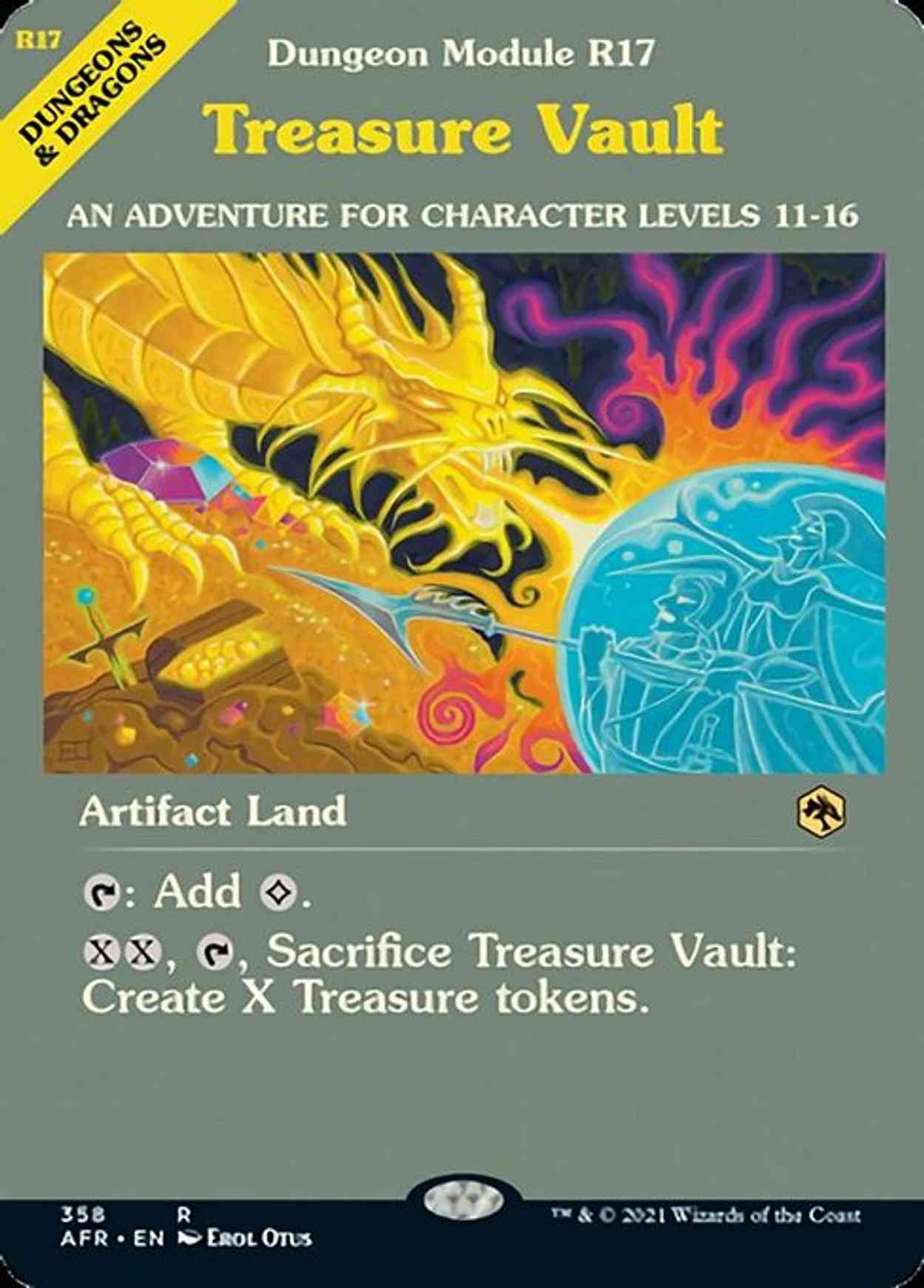 Treasure Vault (Dungeon Module) magic card front