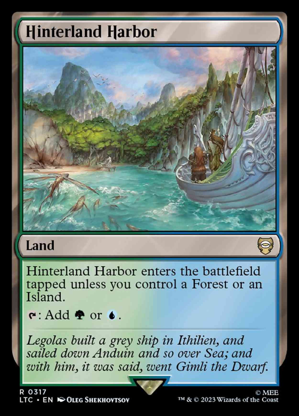 Hinterland Harbor magic card front