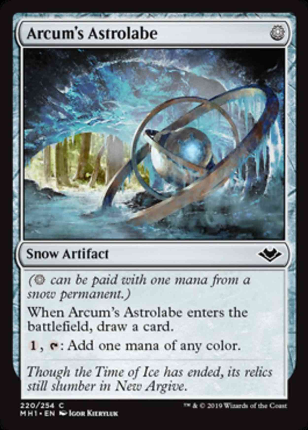 Arcum's Astrolabe magic card front