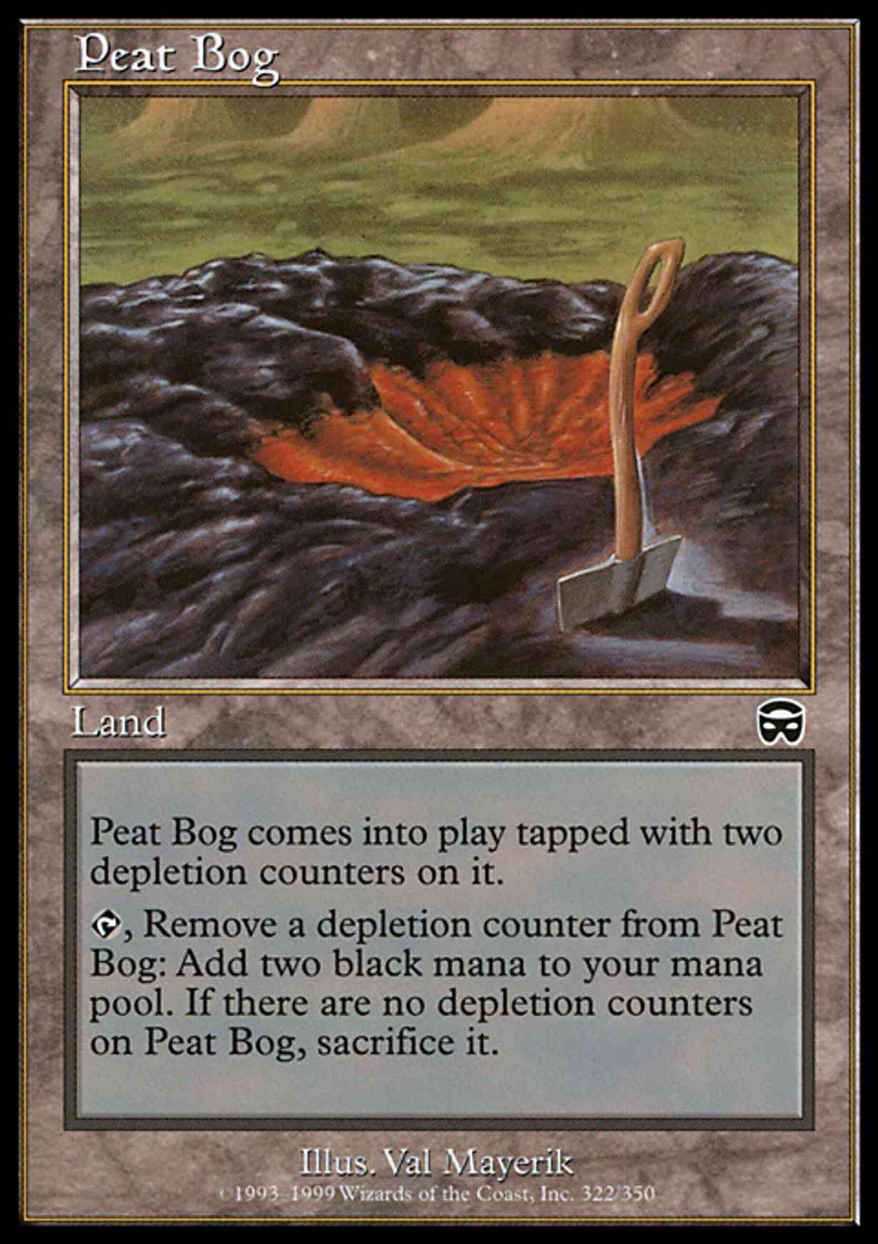 Peat Bog magic card front