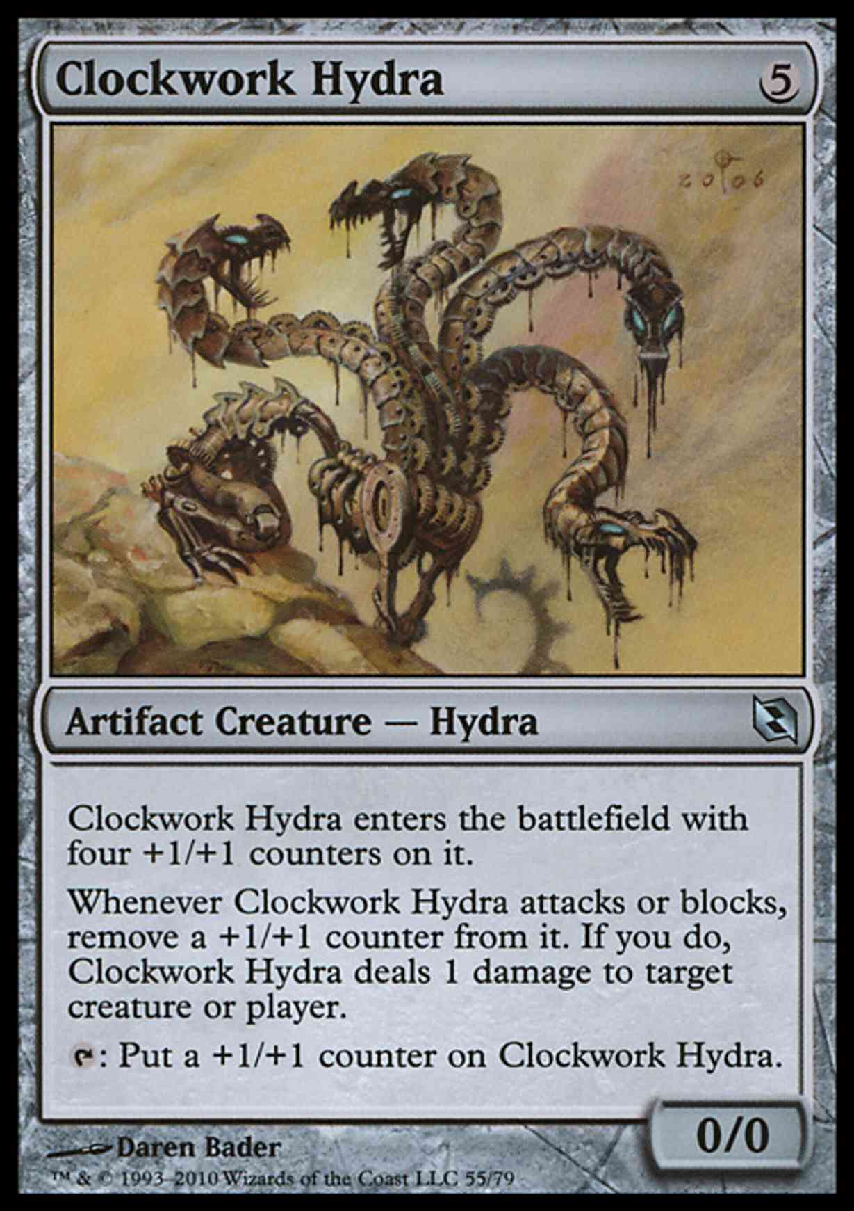 Clockwork Hydra magic card front