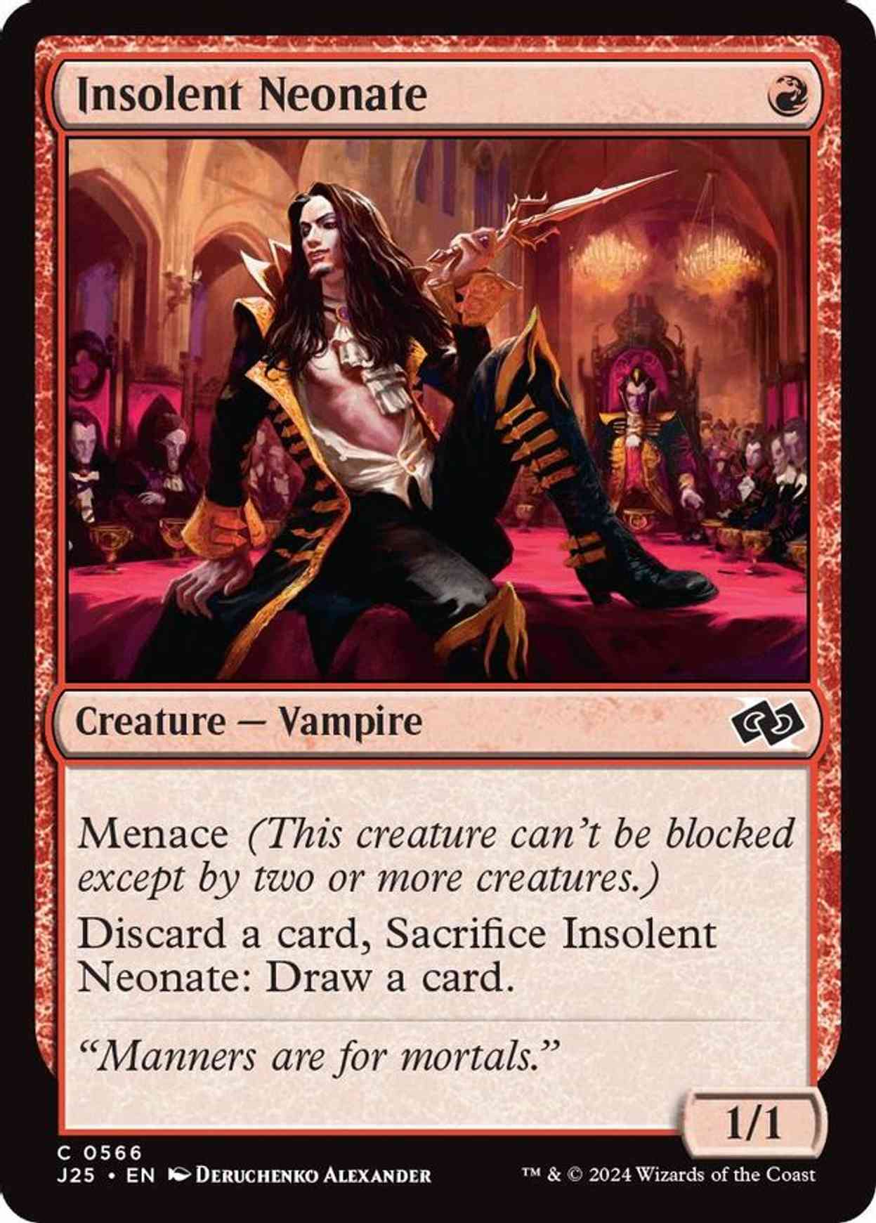 Insolent Neonate magic card front