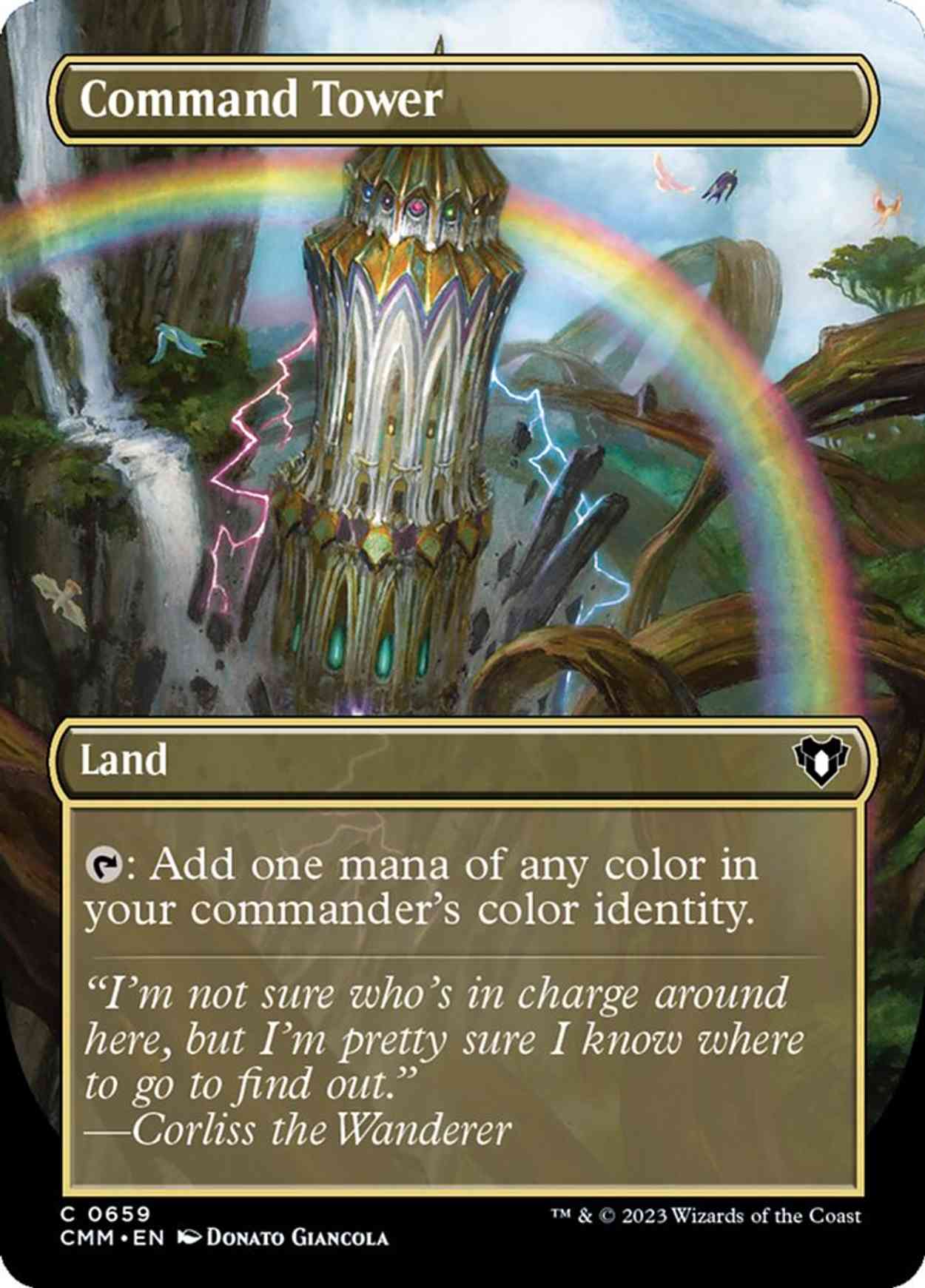 Command Tower (Borderless) magic card front