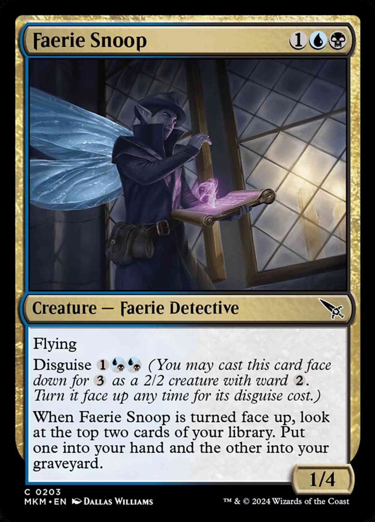 Faerie Snoop magic card front