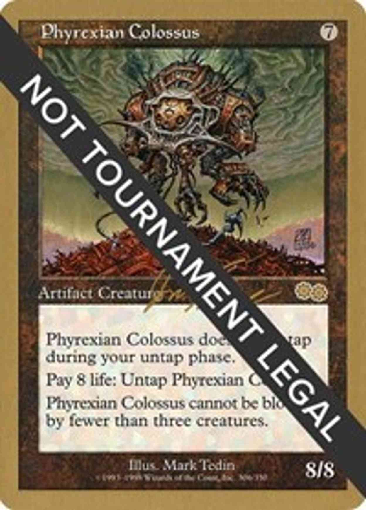 Phyrexian Colossus - 2000 Jon Finkel (USG) magic card front