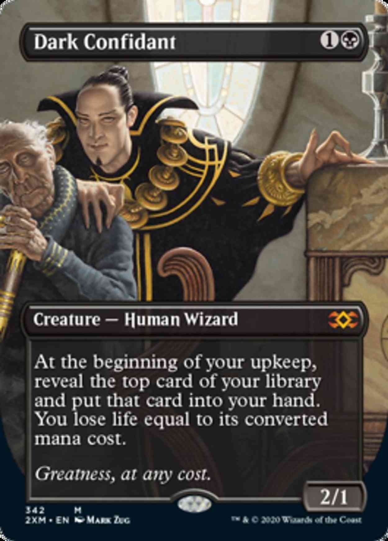Dark Confidant (Borderless) magic card front