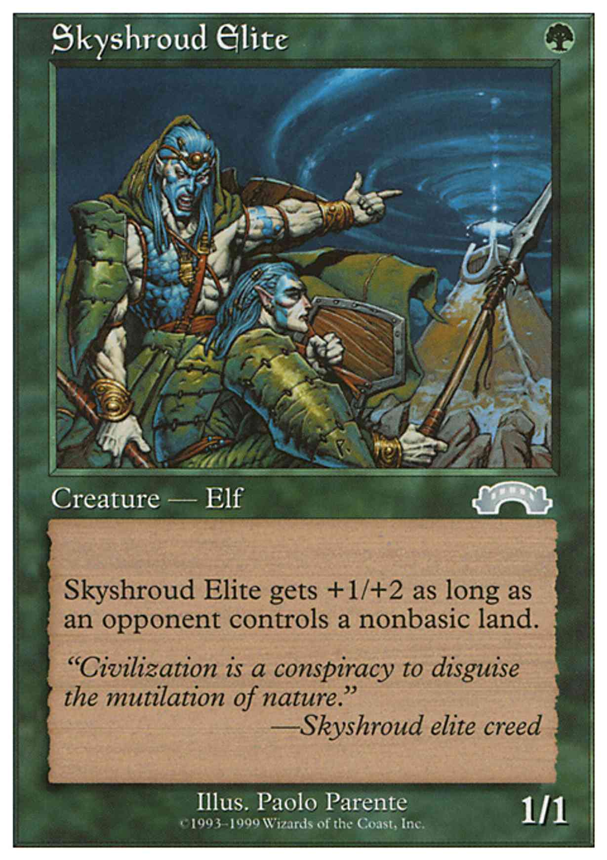 Skyshroud Elite magic card front