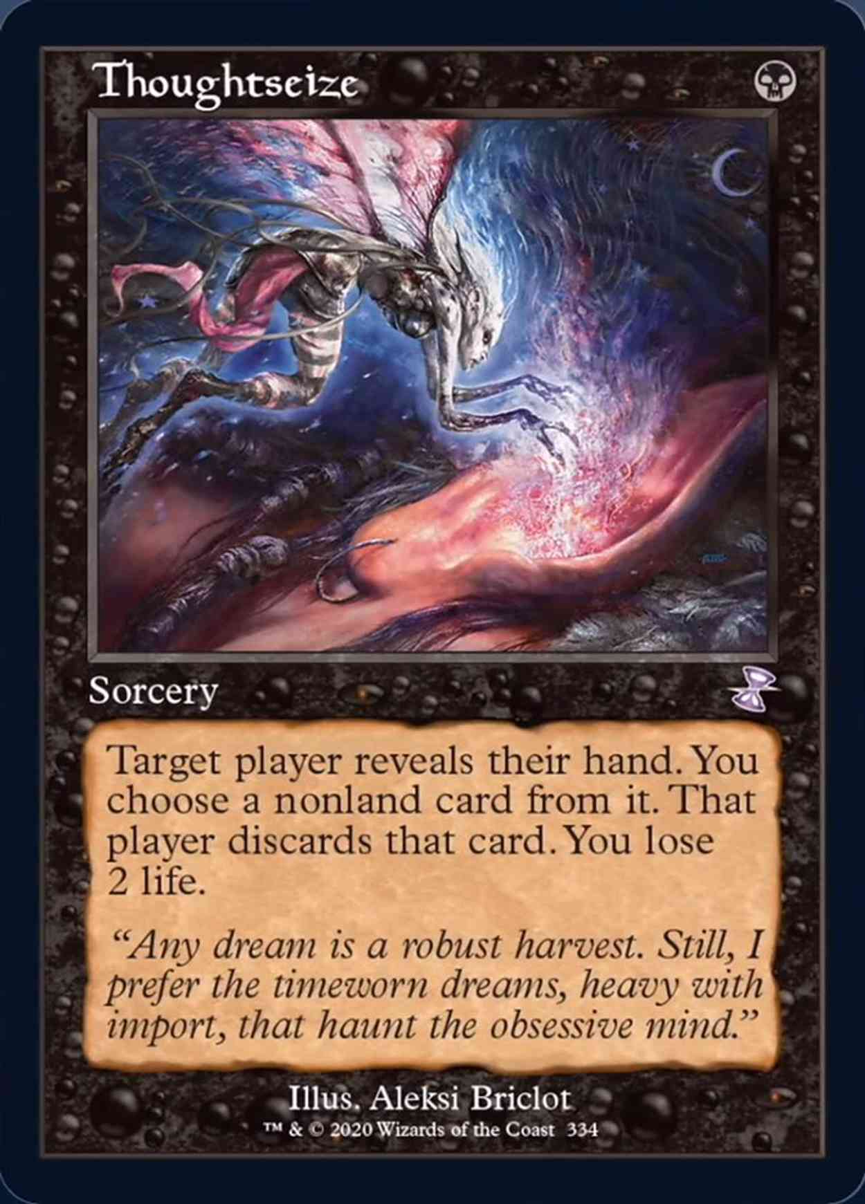 Thoughtseize magic card front