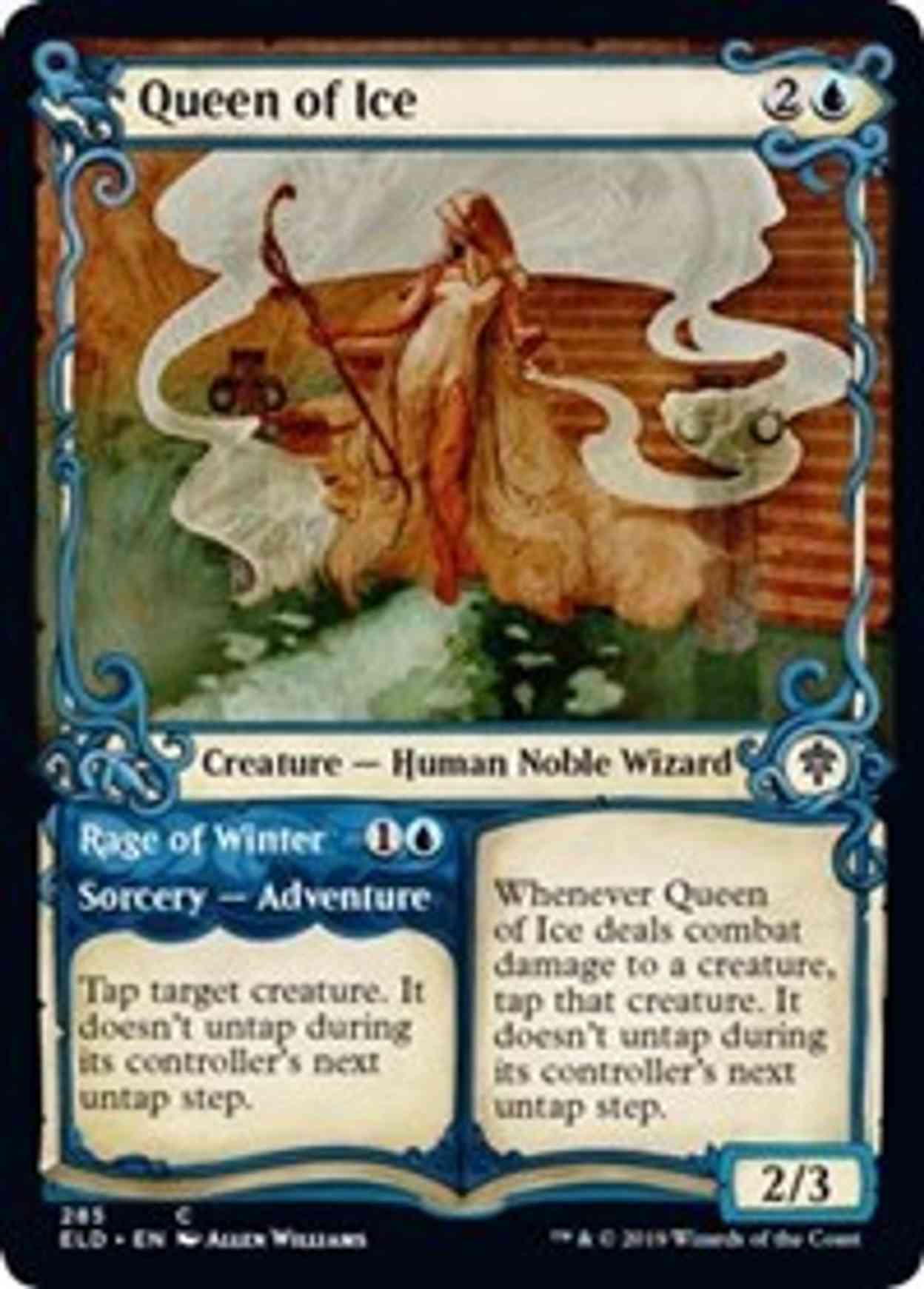 Queen of Ice (Showcase) magic card front