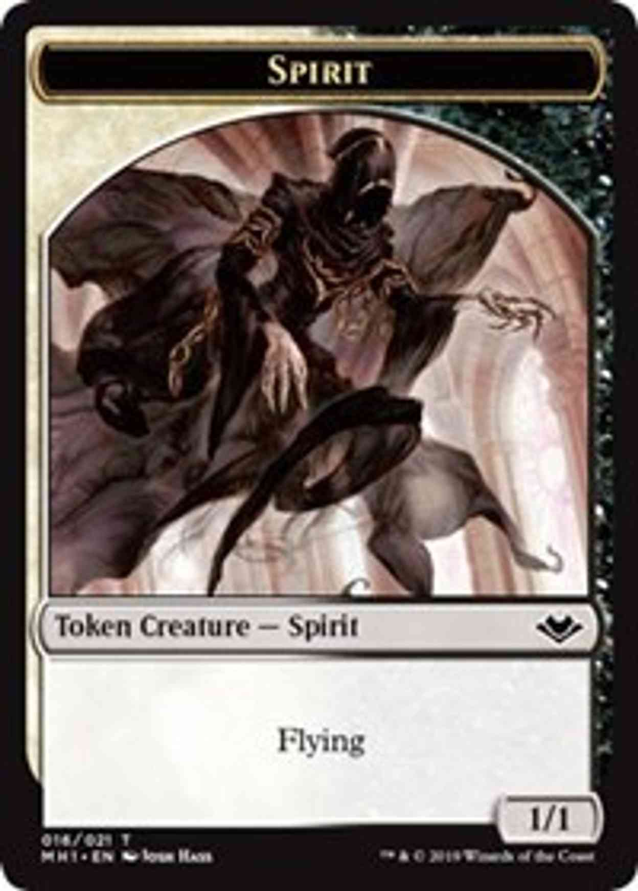 Spirit (016) // Myr (019) Double-sided Token magic card front