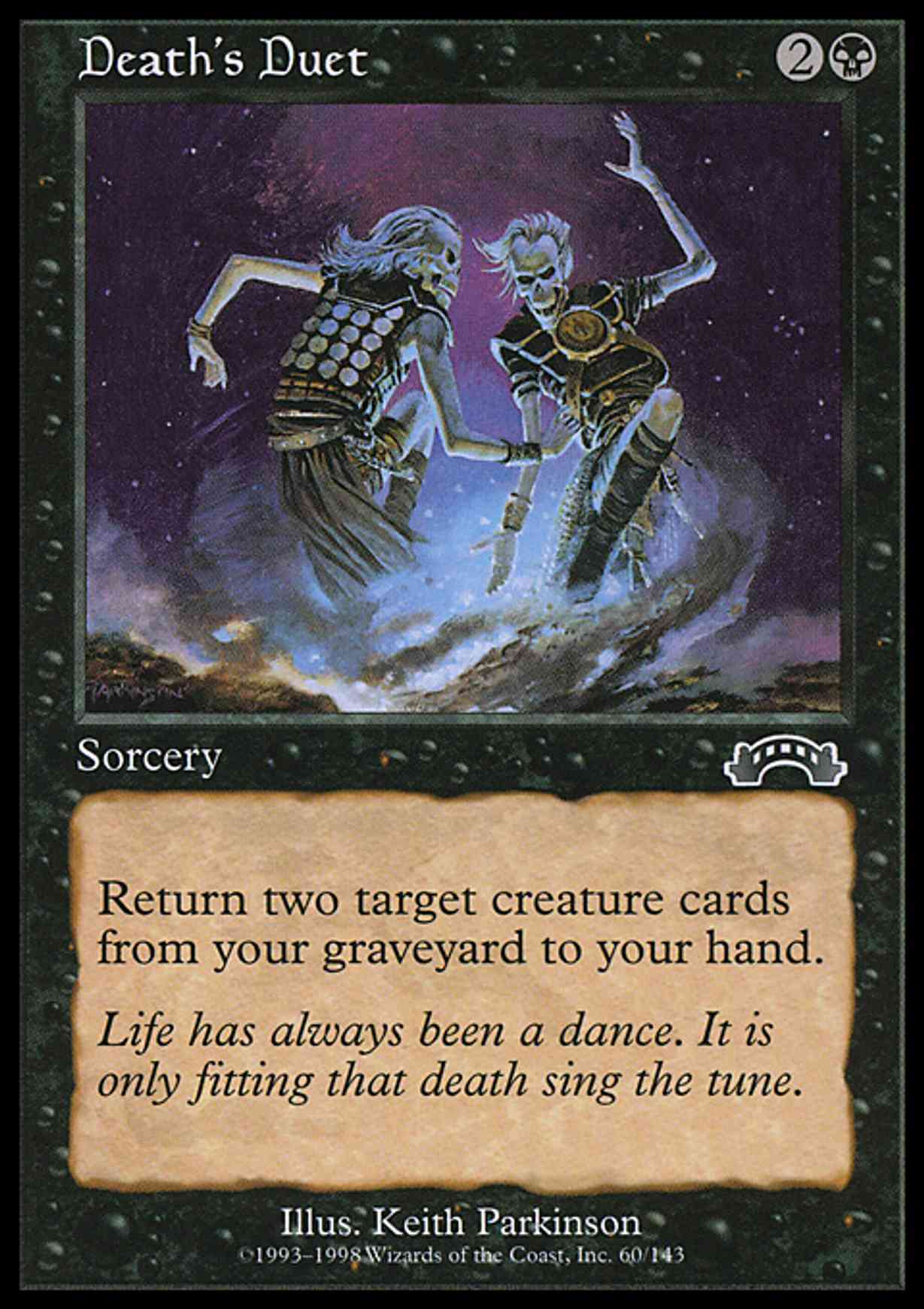 Death's Duet magic card front