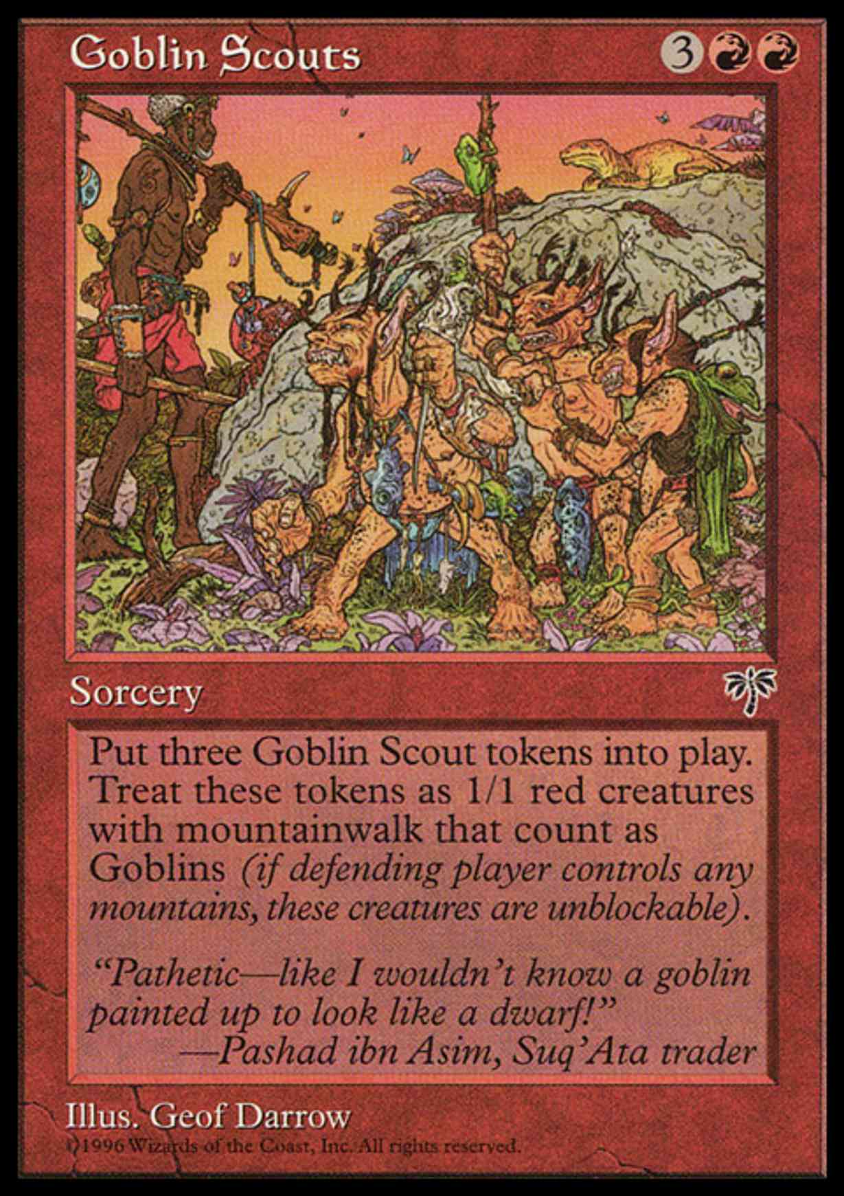 Goblin Scouts magic card front