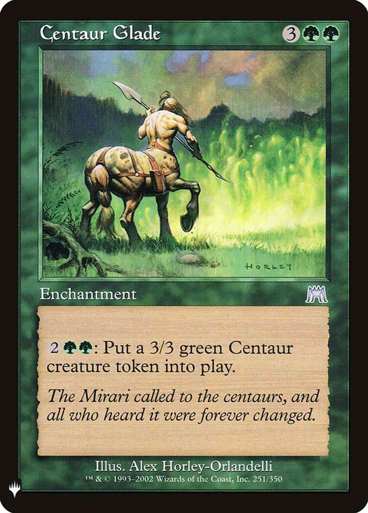 Centaur Glade magic card front