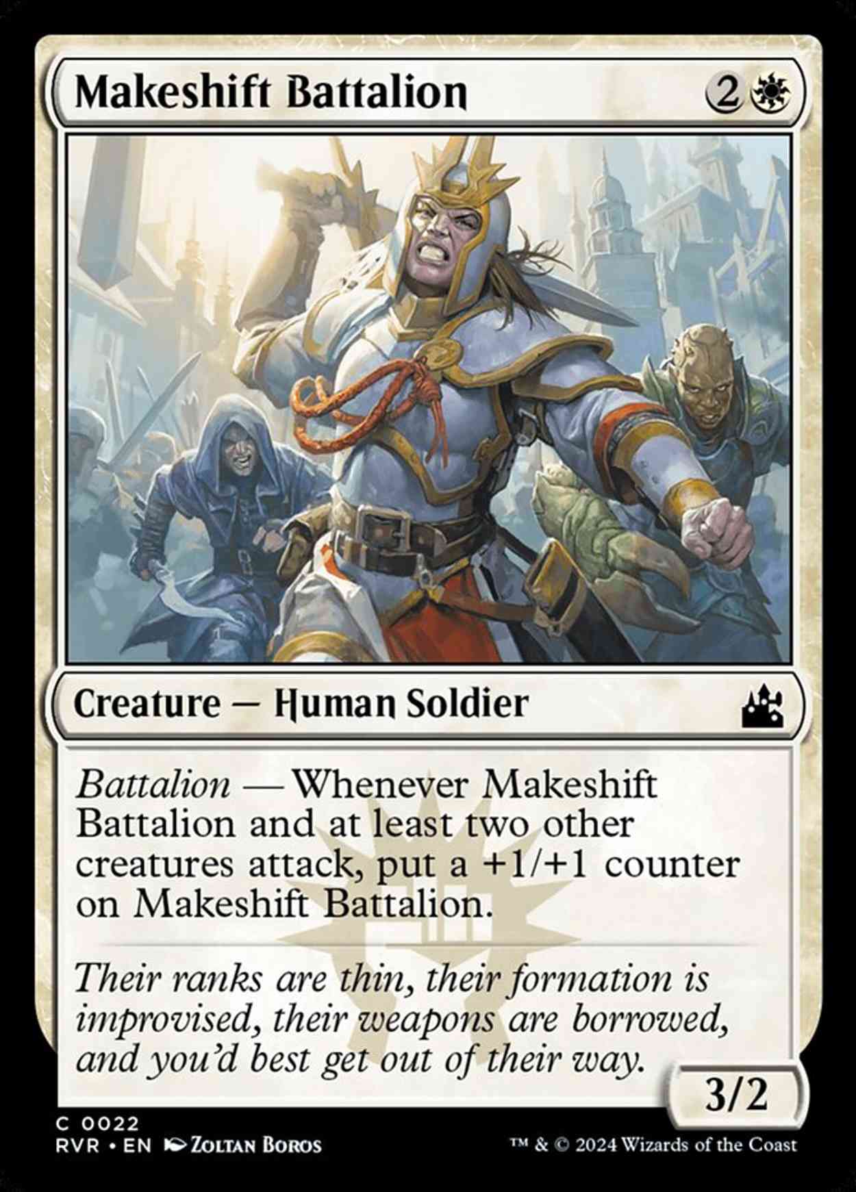 Makeshift Battalion magic card front