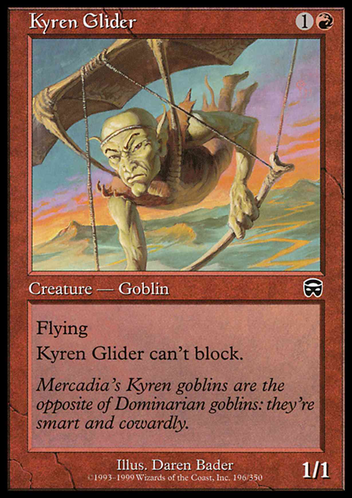Kyren Glider magic card front
