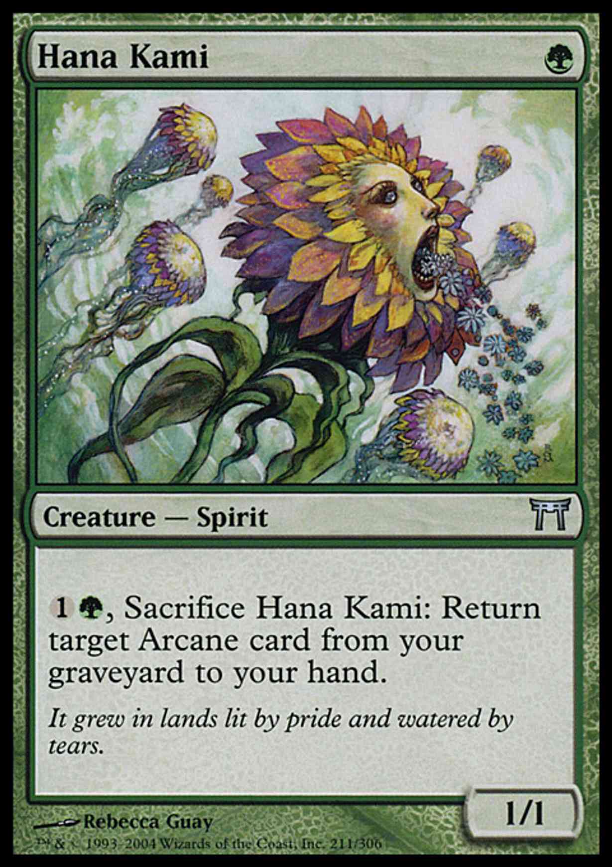 Hana Kami magic card front