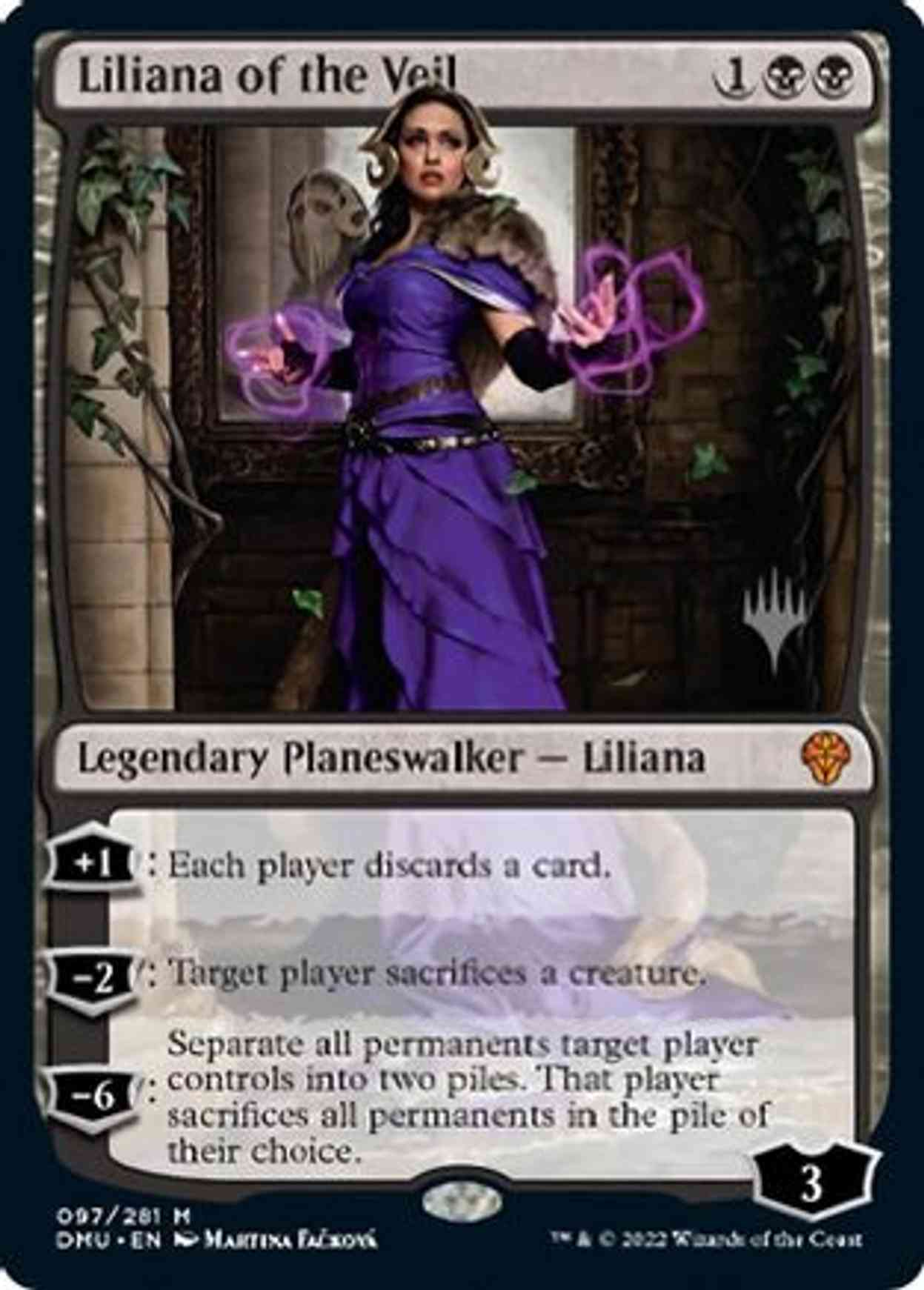 Liliana of the Veil magic card front