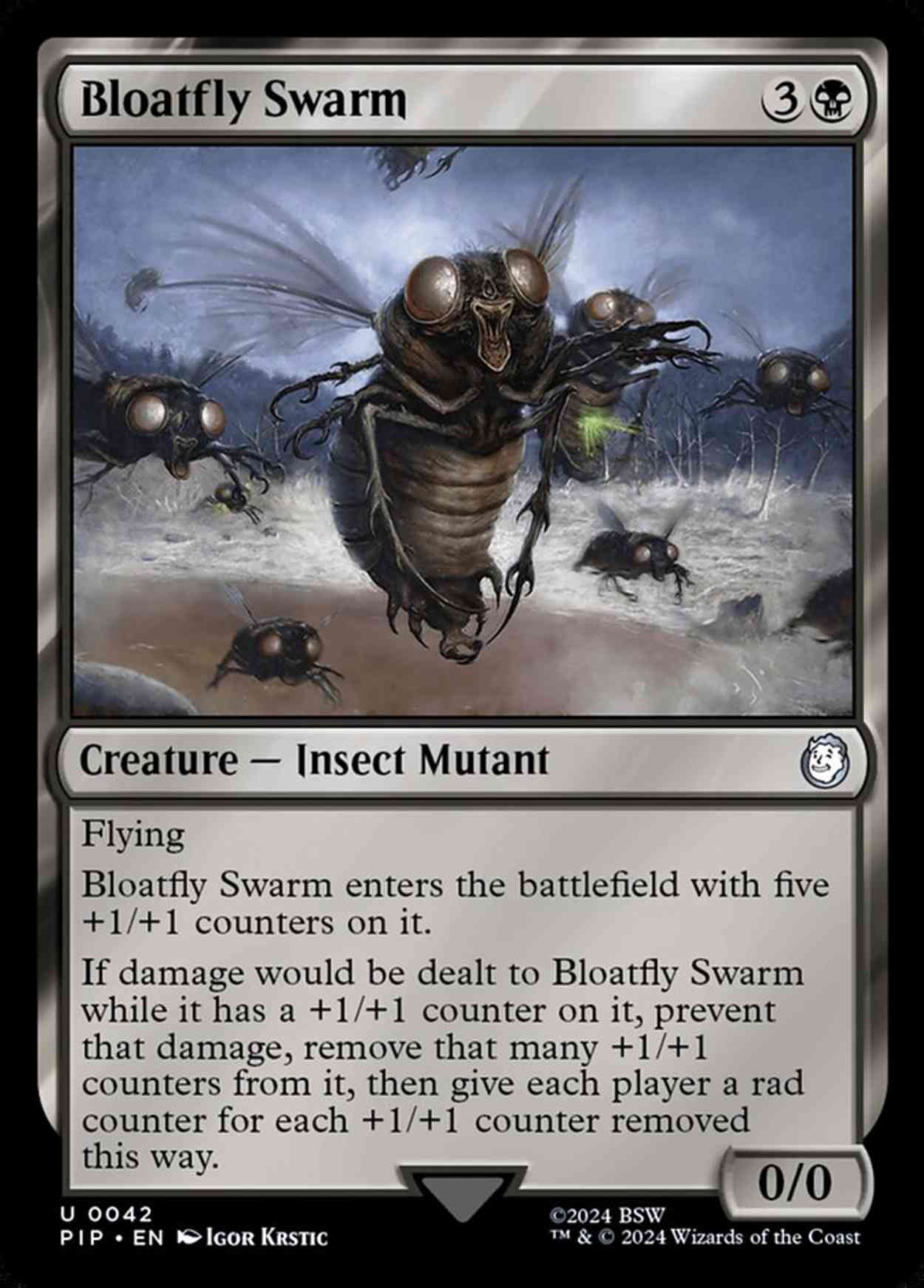 Bloatfly Swarm magic card front