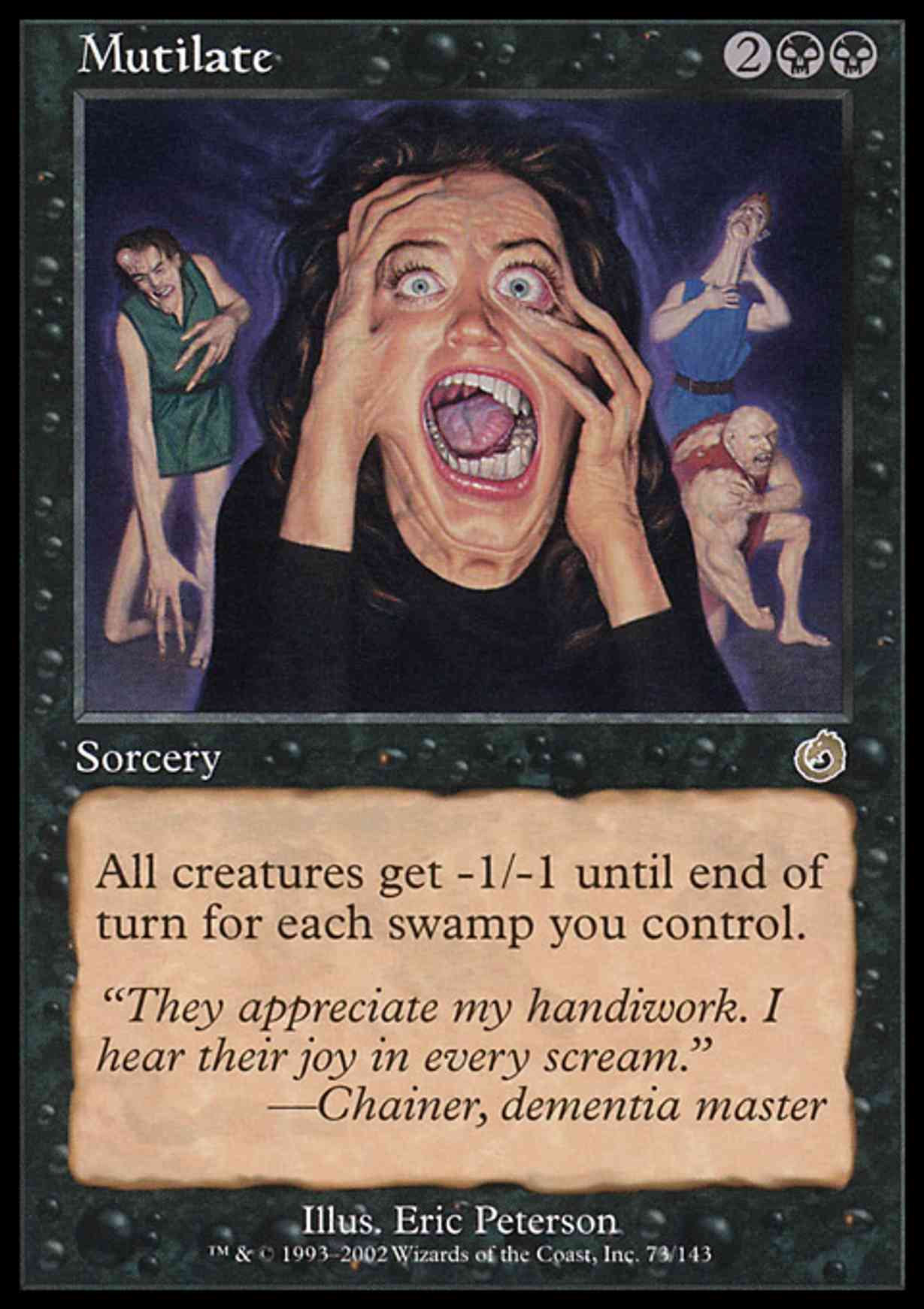 Mutilate magic card front