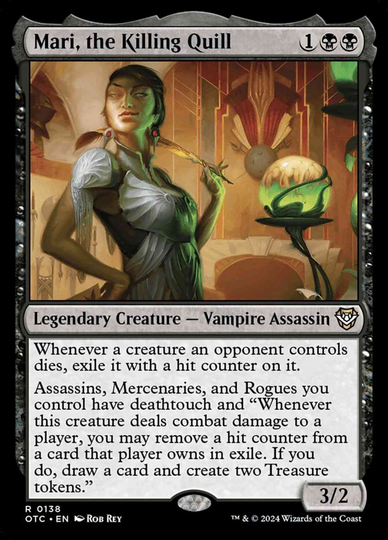 Mari, the Killing Quill magic card front