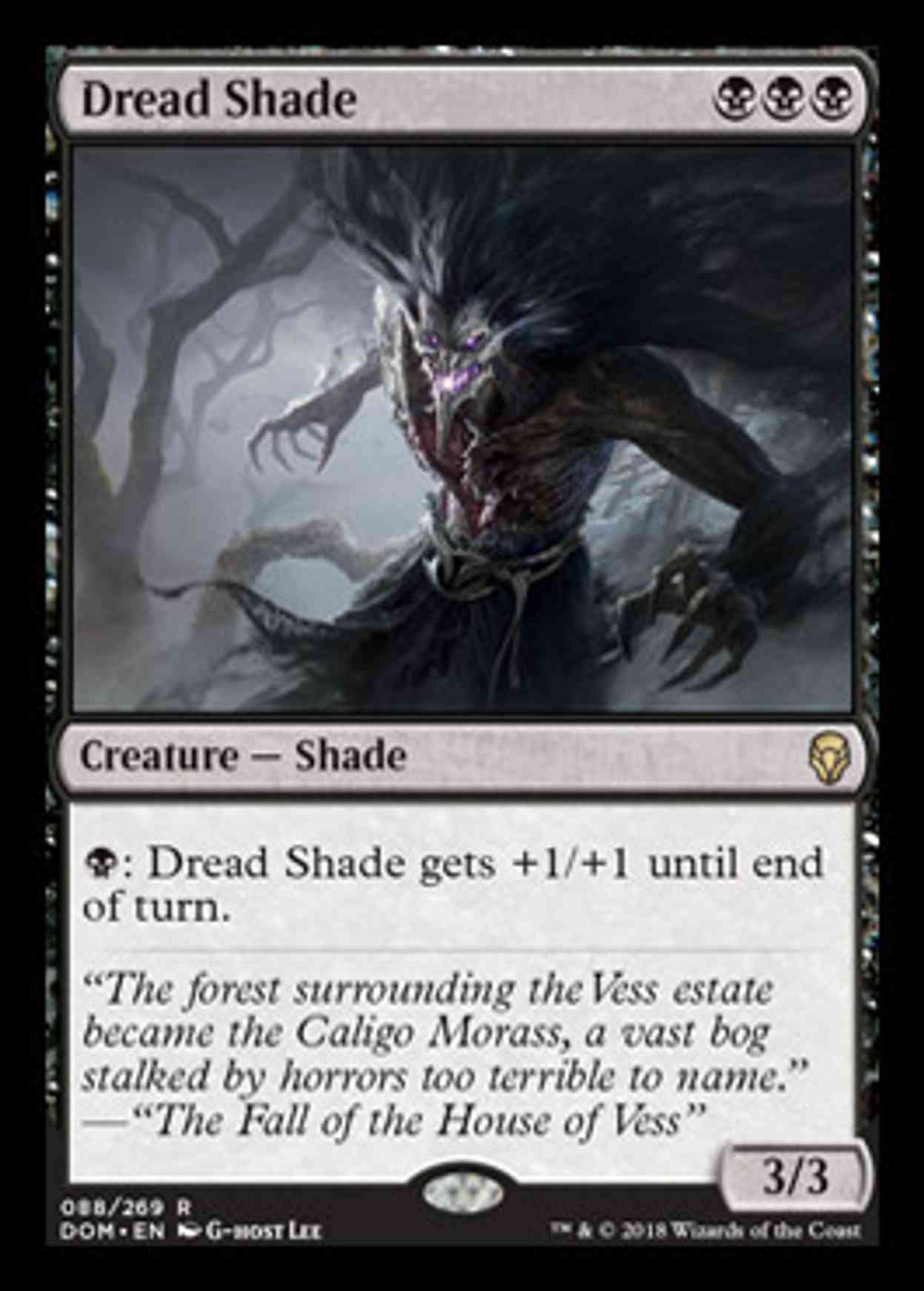 Dread Shade magic card front