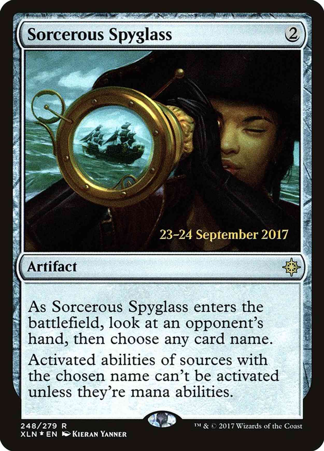 Sorcerous Spyglass (XLN) magic card front