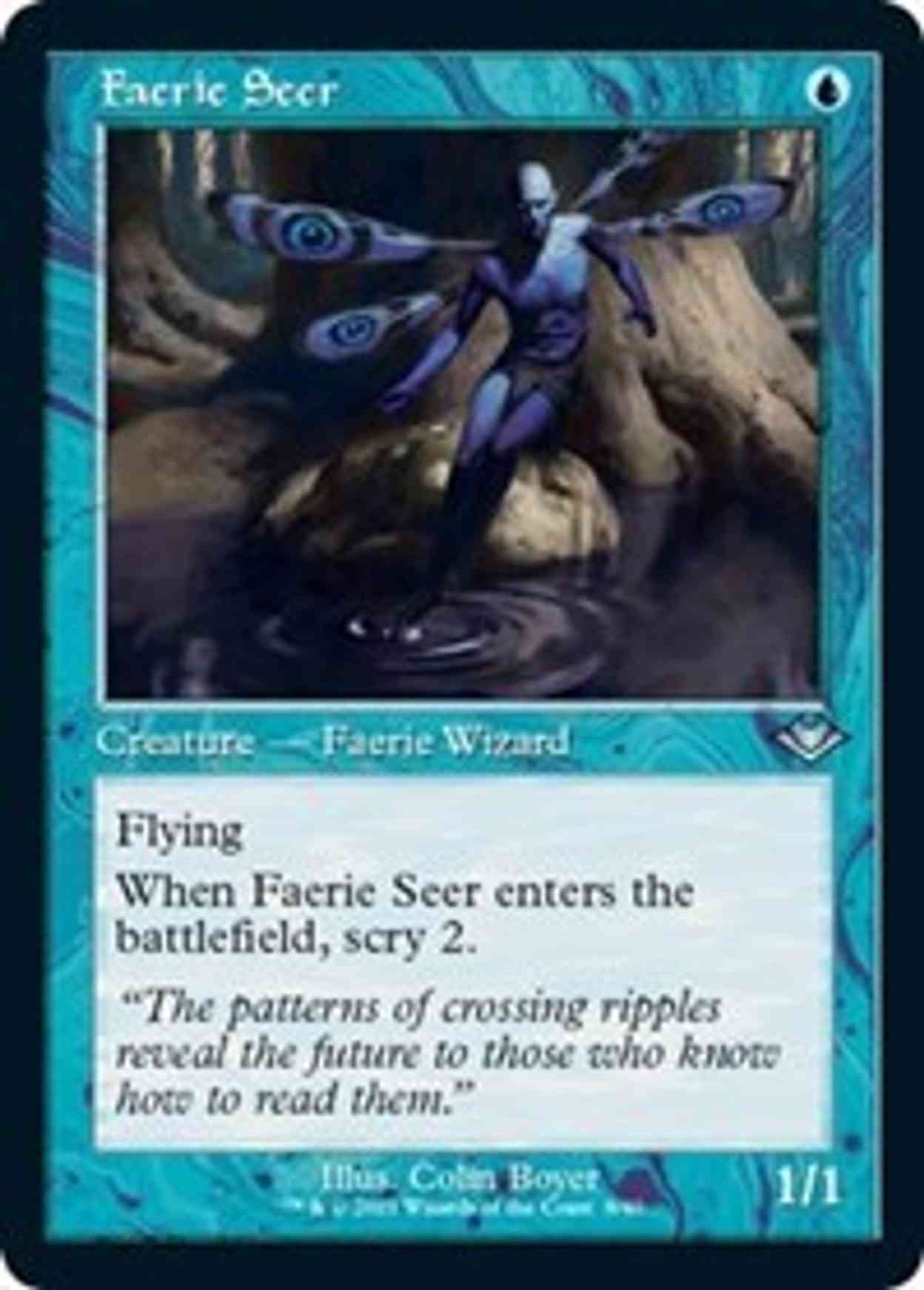 Faerie Seer (Retro Frame) (Foil Etched) magic card front