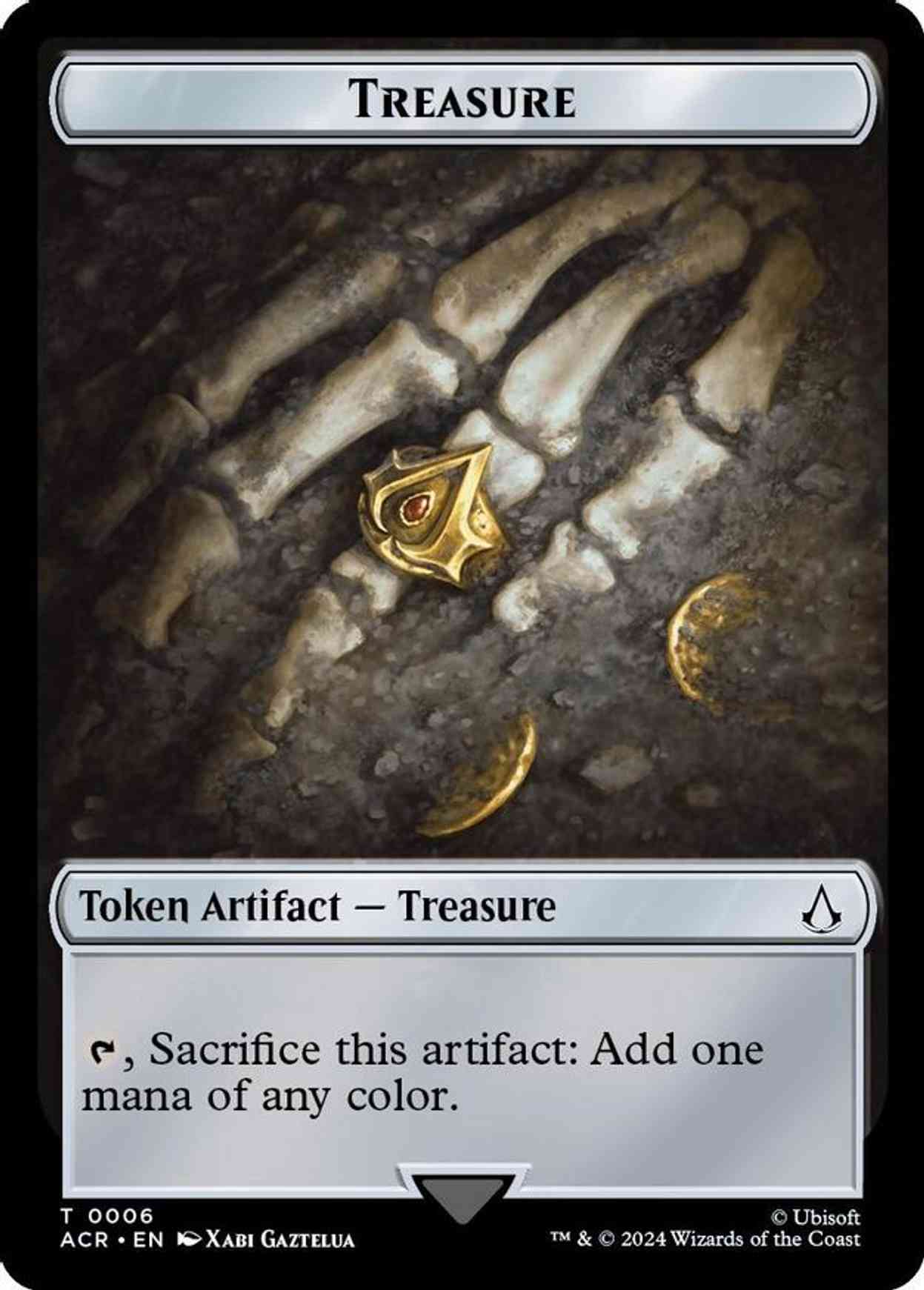 Treasure Token magic card front