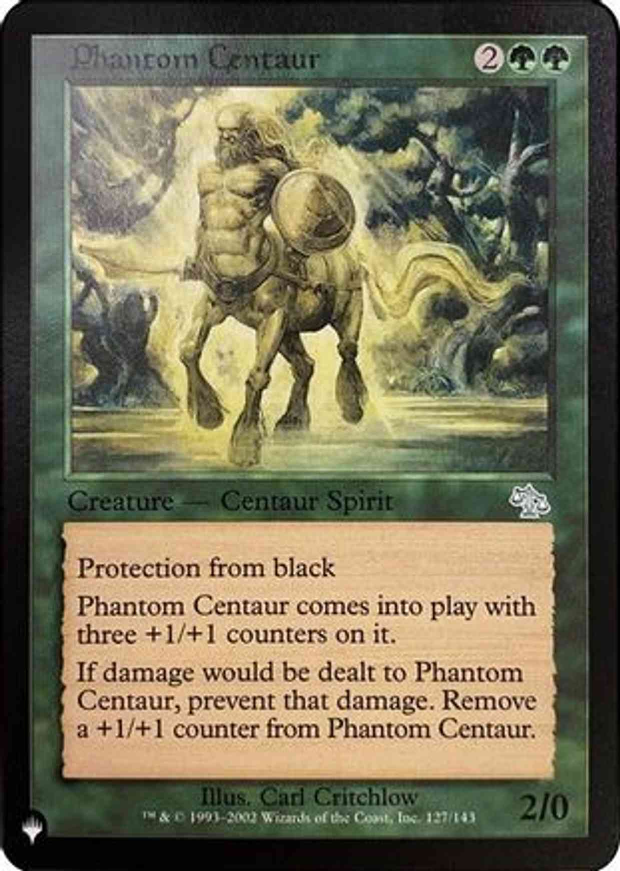 Phantom Centaur (Misprint) magic card front