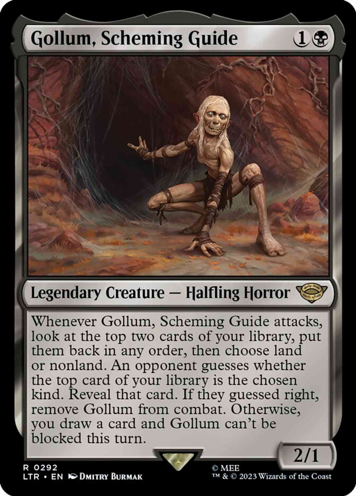 Gollum, Scheming Guide magic card front