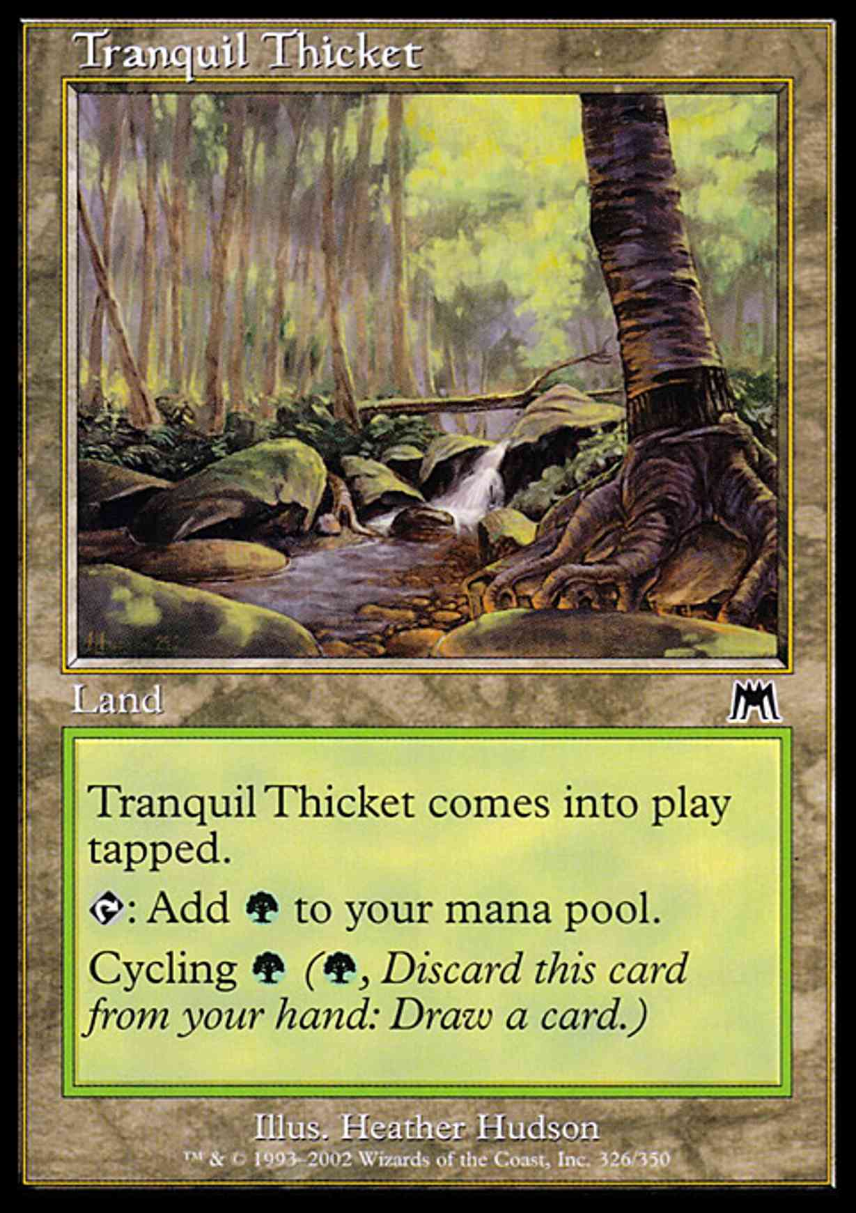 Tranquil Thicket magic card front