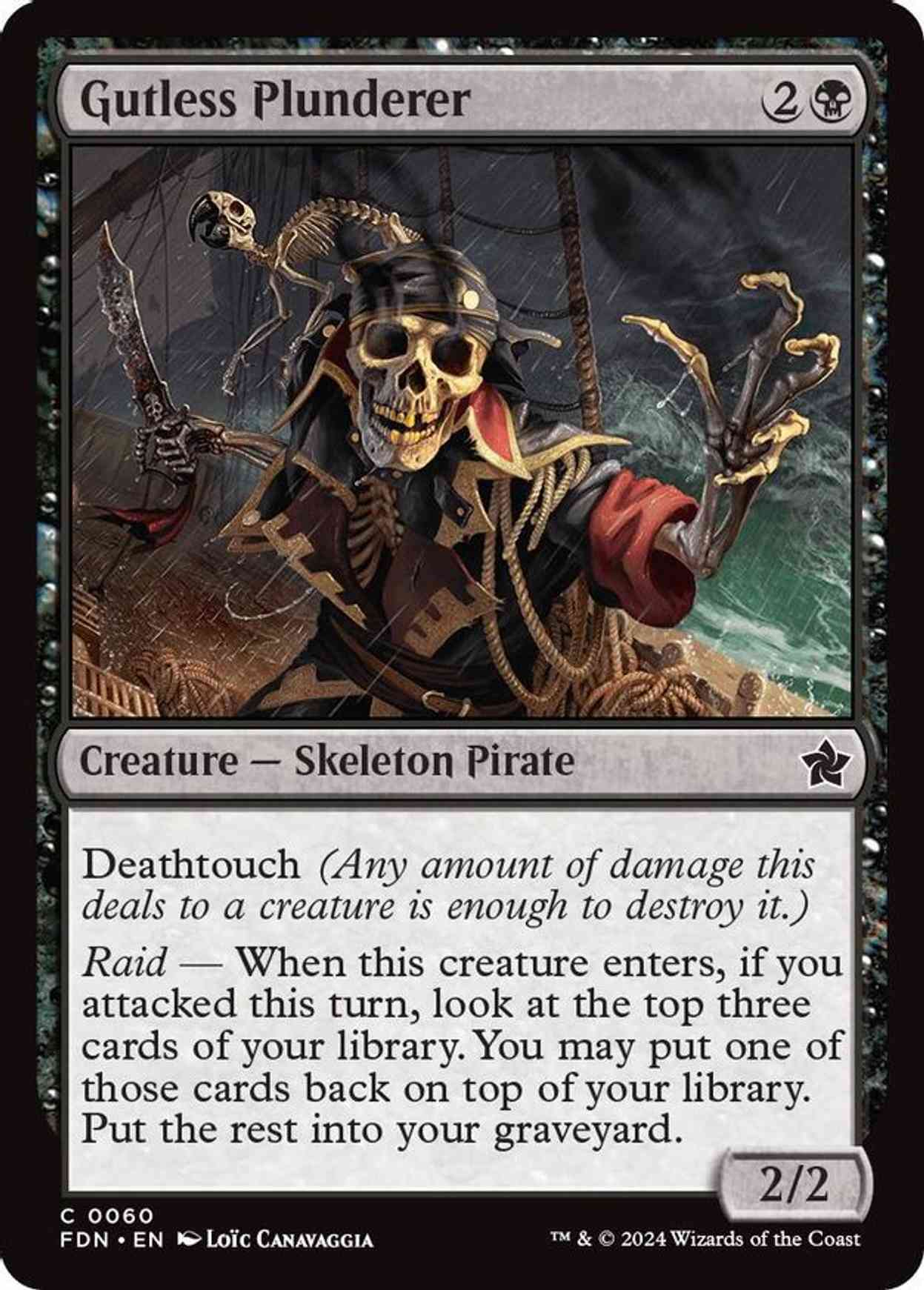 Gutless Plunderer magic card front