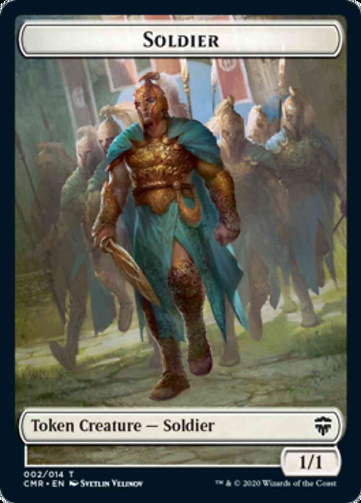Soldier // The Monarch Double-sided Token magic card front